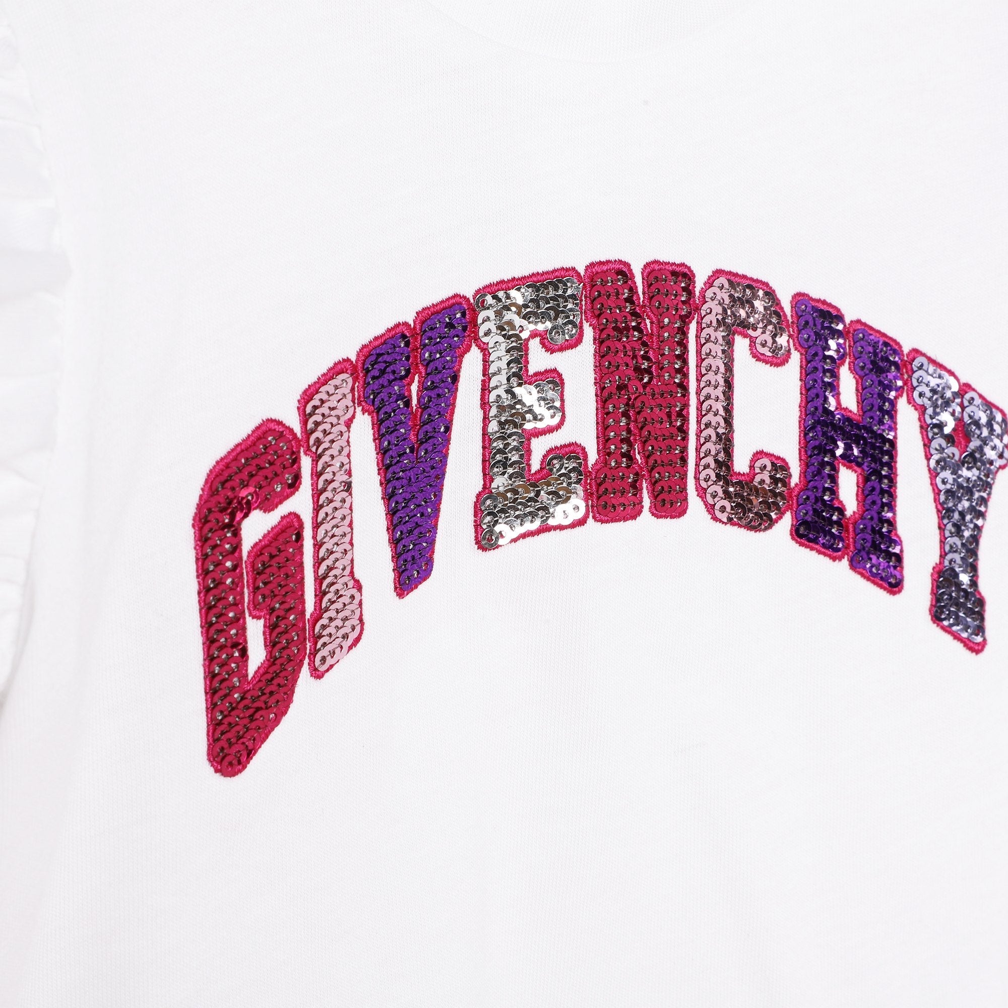 Organic Cotton Sequin Tee Givenchy