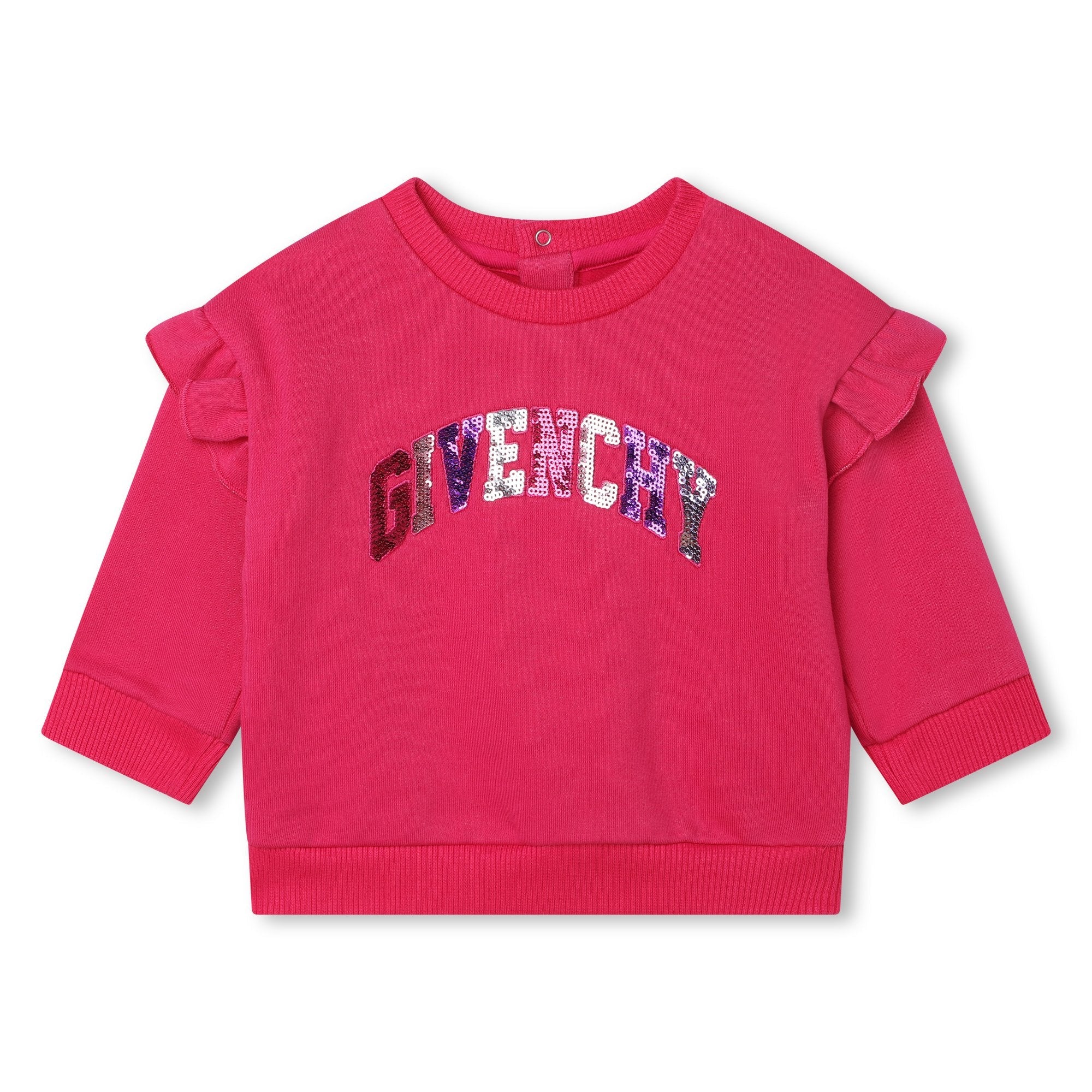 Fleece Sweatshirt with Sequin Embroidery Givenchy
