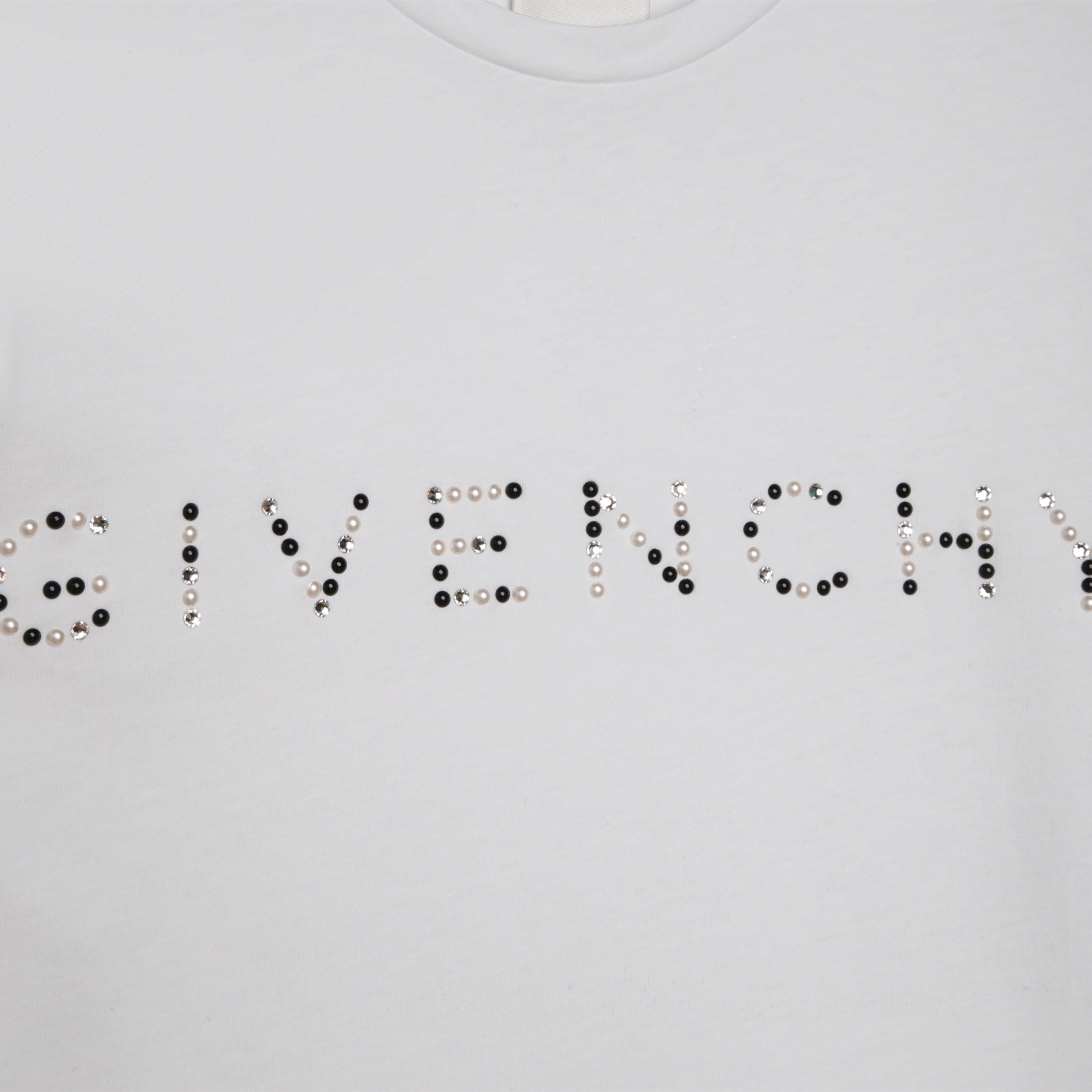 Swarovski Embellished Organic T-Shirt Givenchy