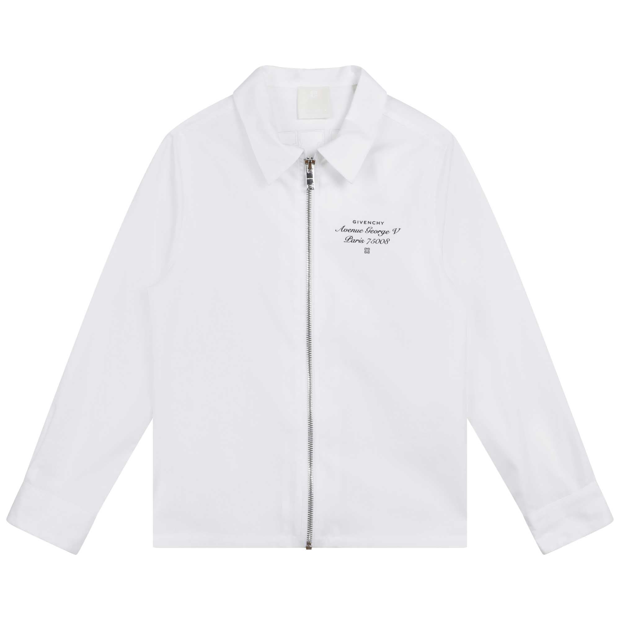 Zipped Long Sleeve Shirt