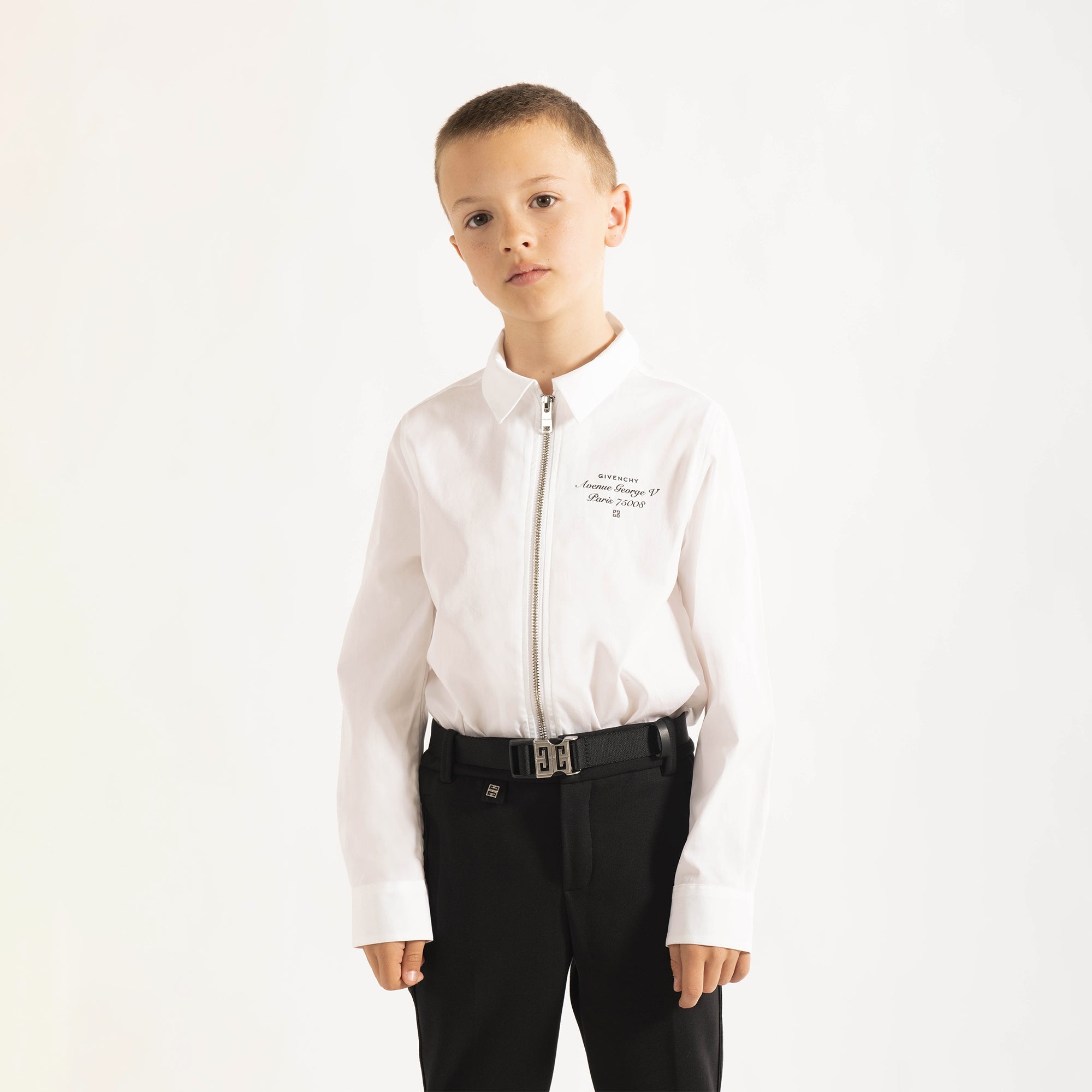 Zipped Long Sleeve Shirt