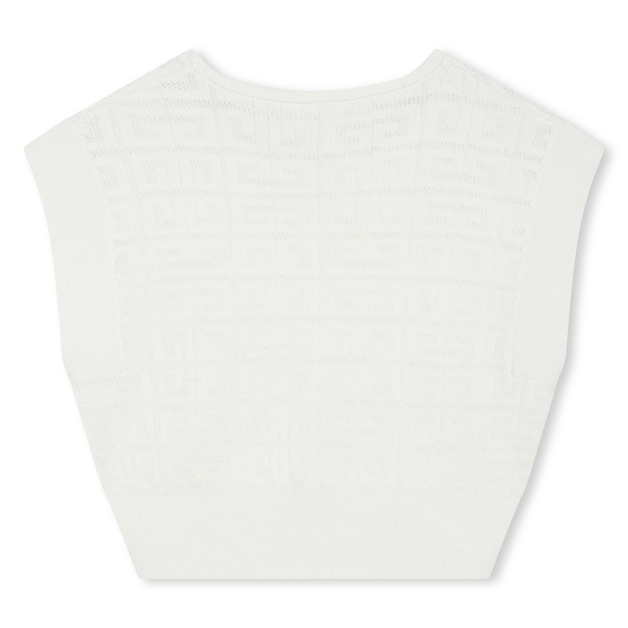 Sleeveless Knit Monogrammed Top Givenchy