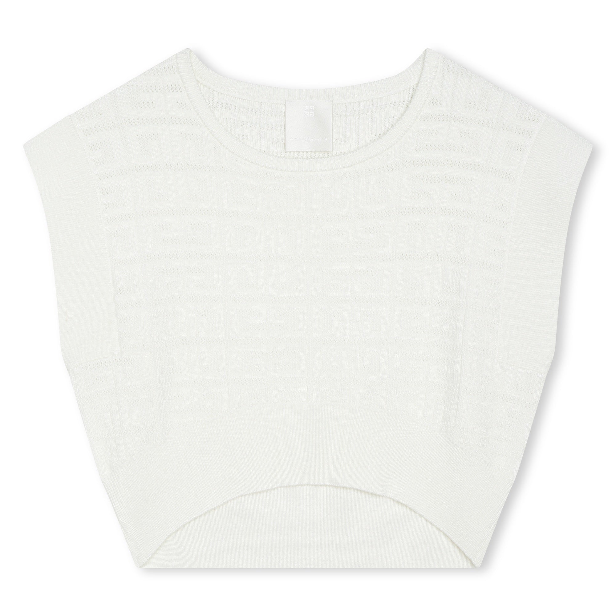 Sleeveless Knit Monogrammed Top Givenchy