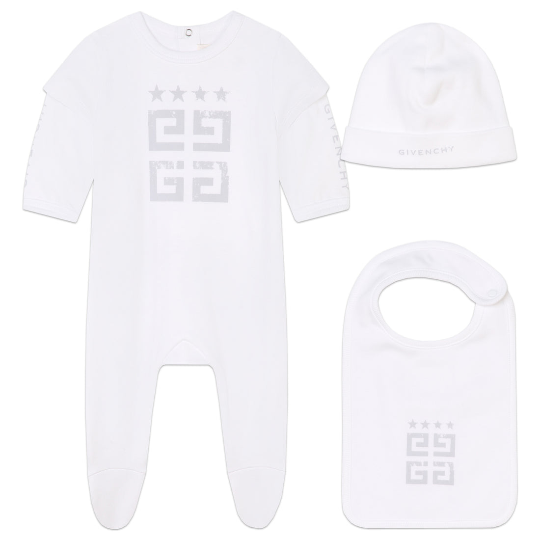Pyjama, Bib & Hat Set