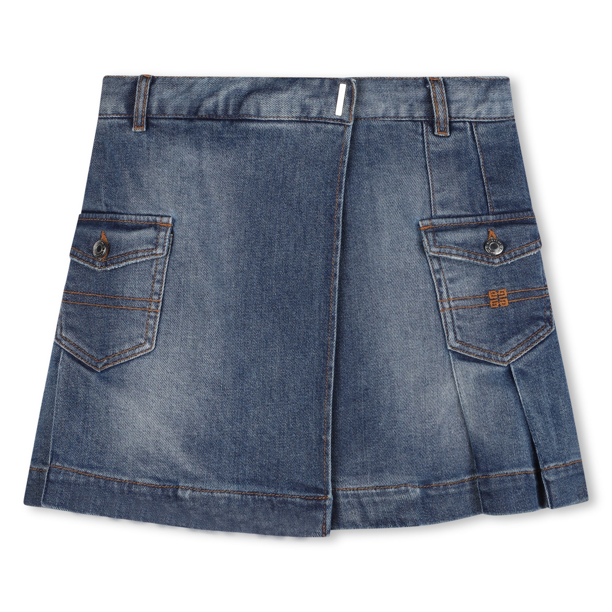 Denim Blue Kids Skirt Givenchy