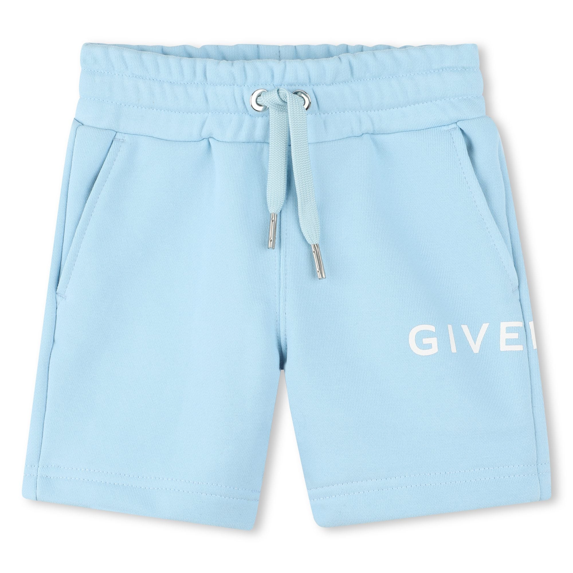 Logo Print Cotton Shorts Givenchy