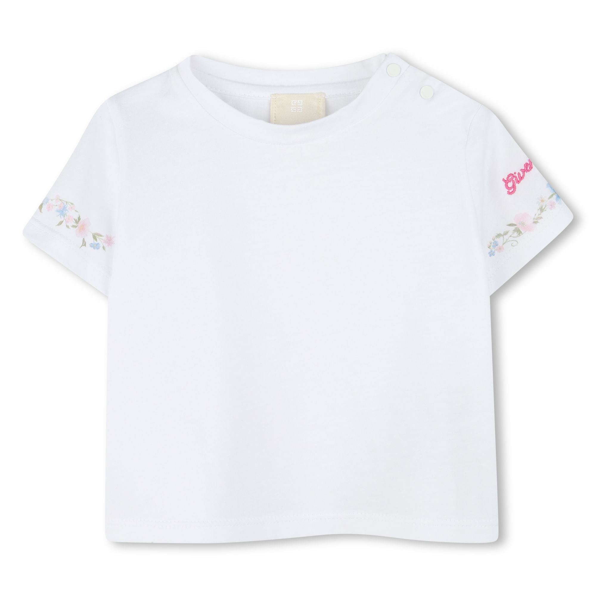 Denim Pinafore Dress & T-Shirt Set Givenchy