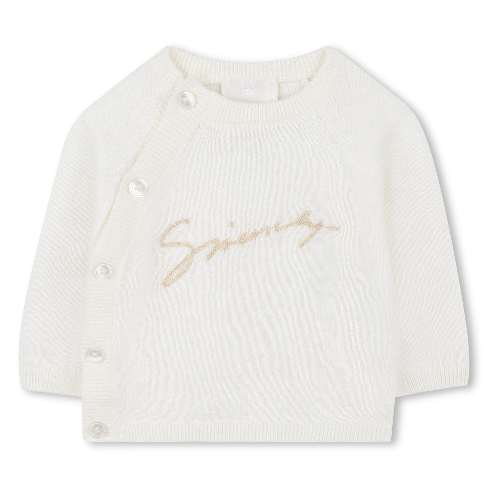 Knitted Cardigan, Leggings and Hat Set in Cotton and Cashmere Givenchy