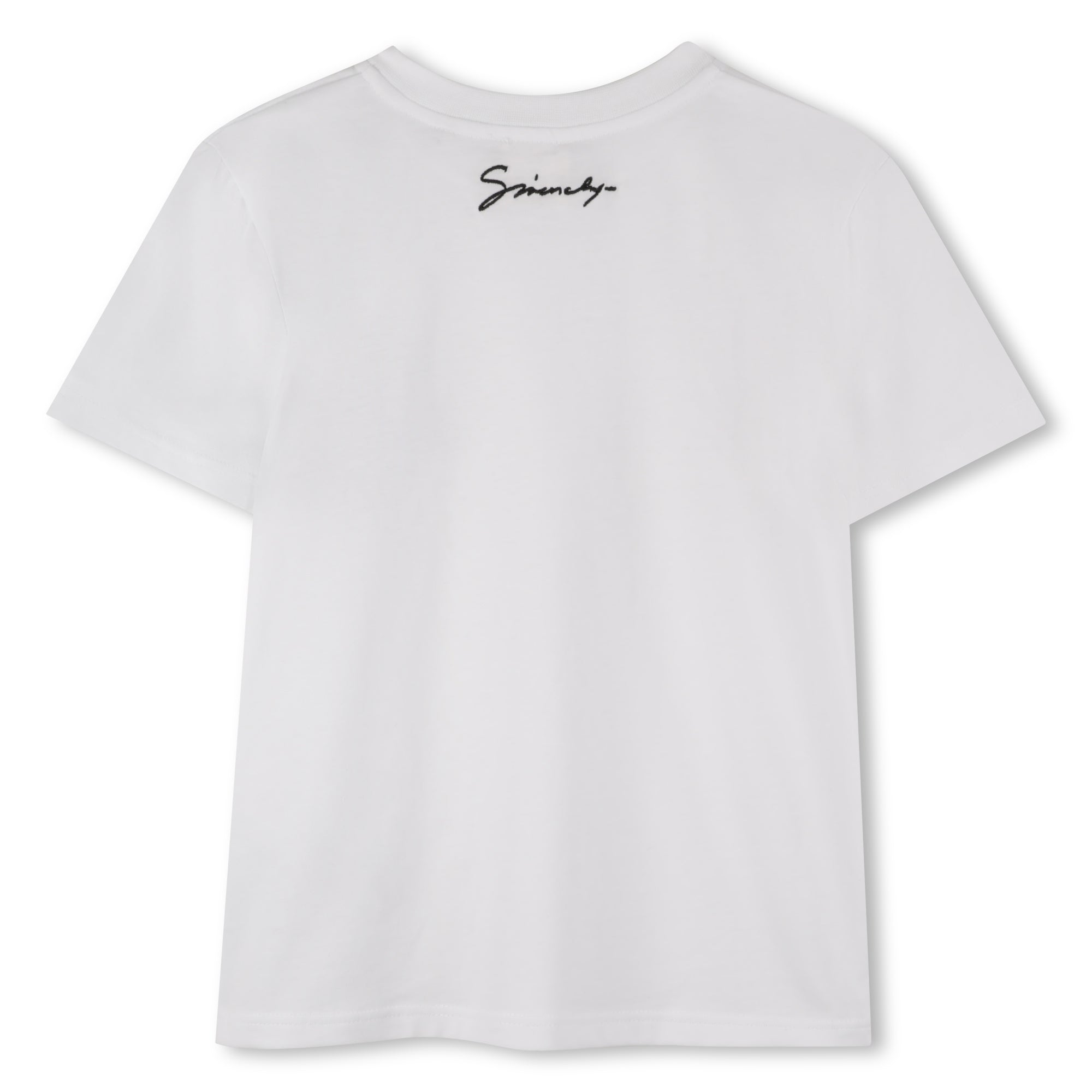 Organic Cotton Long Sleeve T-Shirt with Embroidered G Badge and Signature Logo