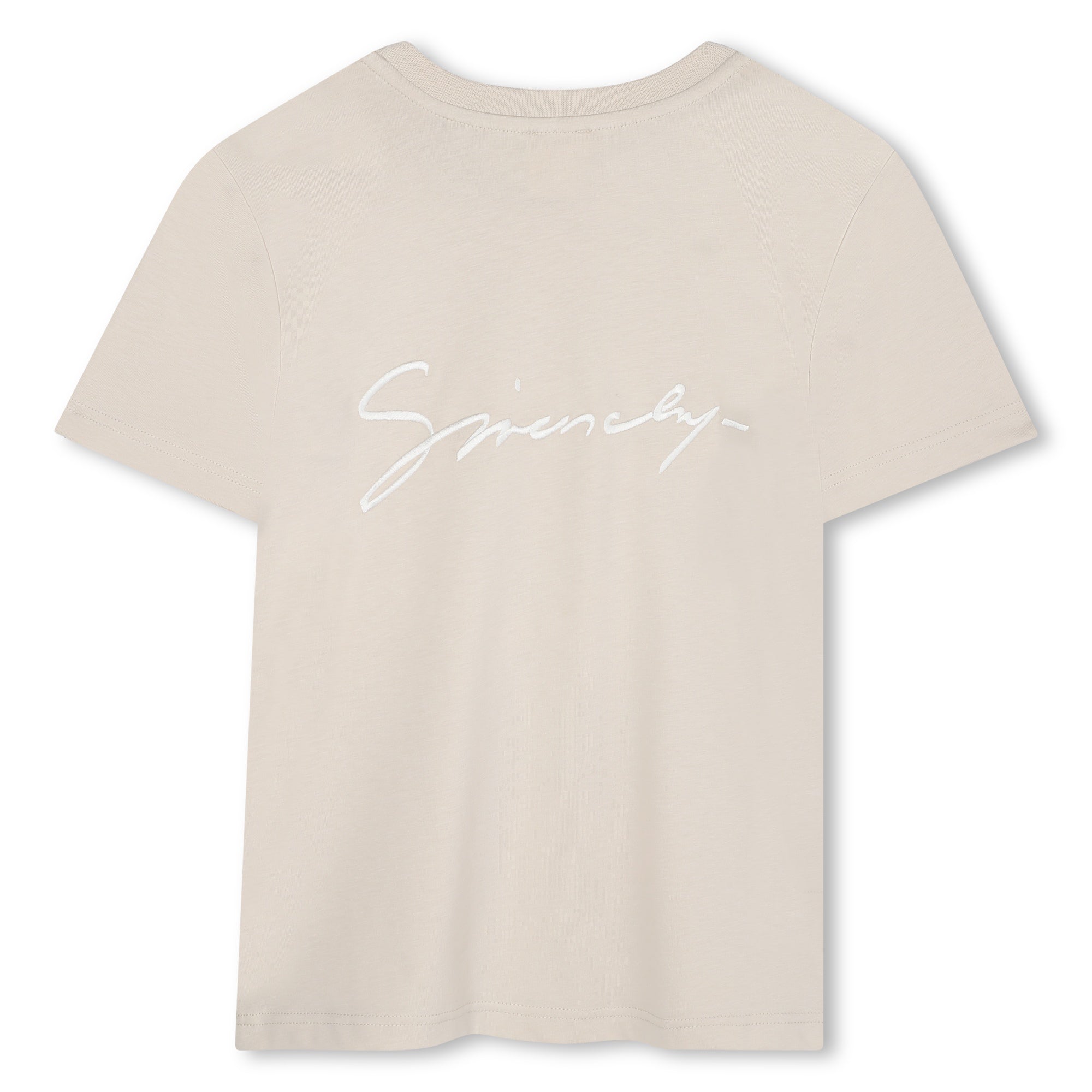 Organic Cotton Jersey T-Shirt with 4G 72 and Signature Embroidery Givenchy