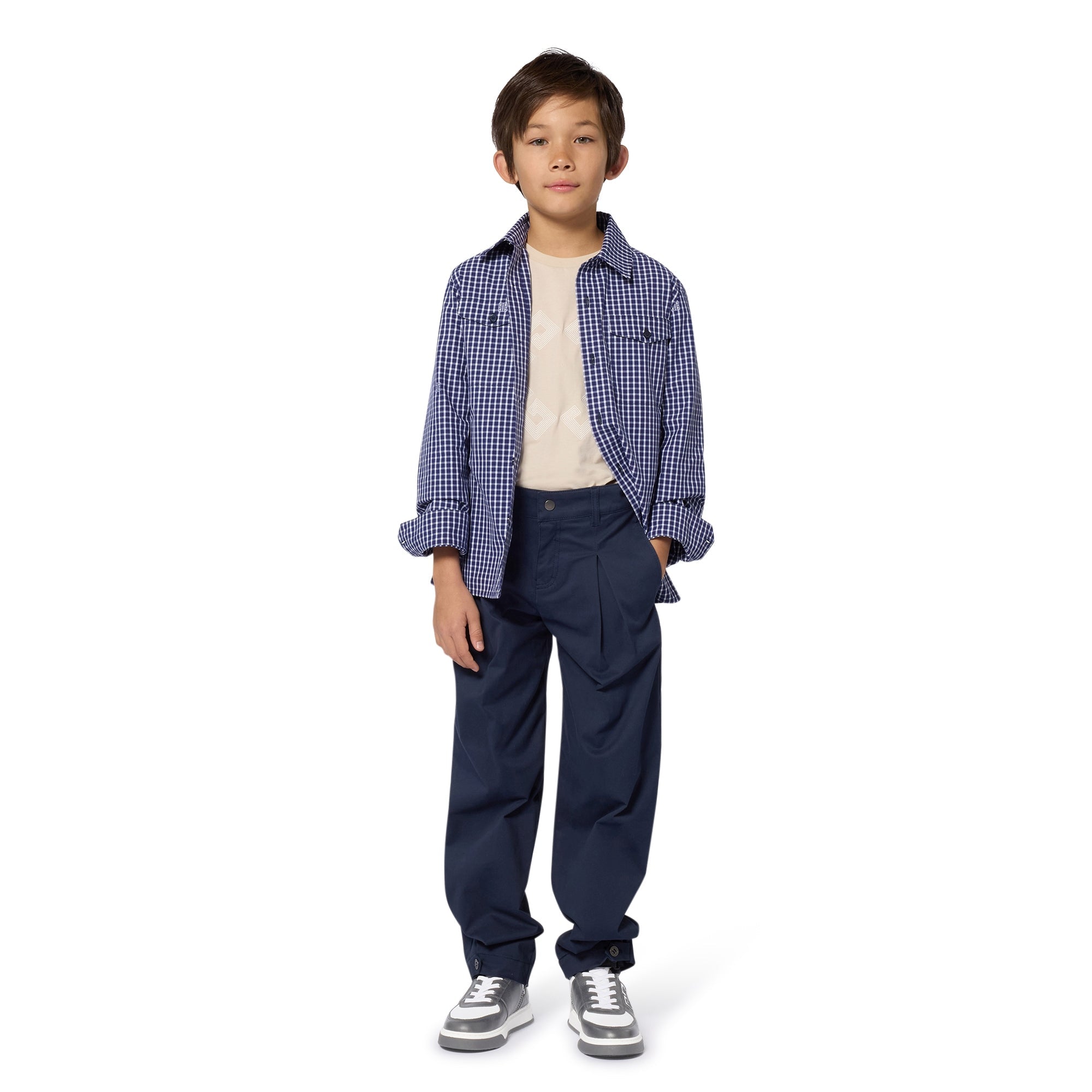 Organic Cotton Jersey T-Shirt with 4G 72 and Signature Embroidery Givenchy