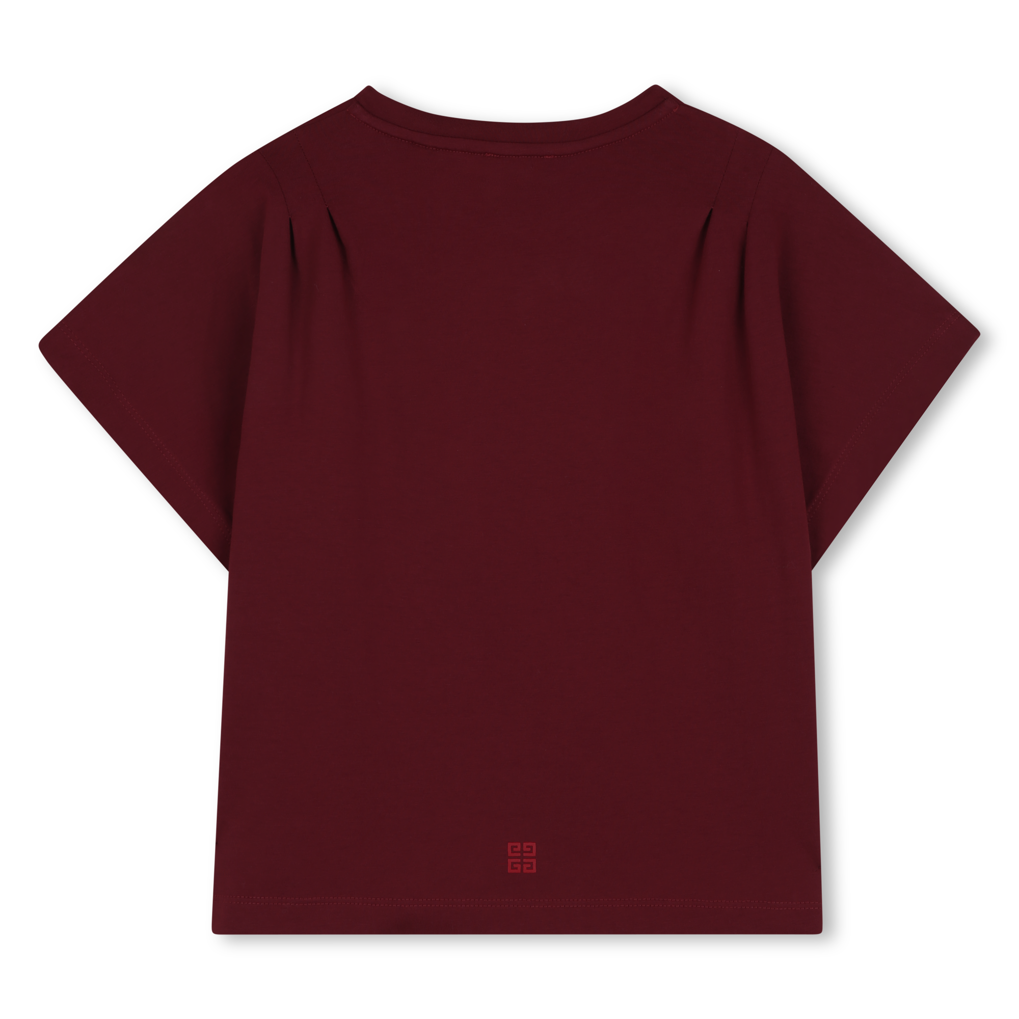 Kids short sleeve cotton t-shirt, crimson Givenchy