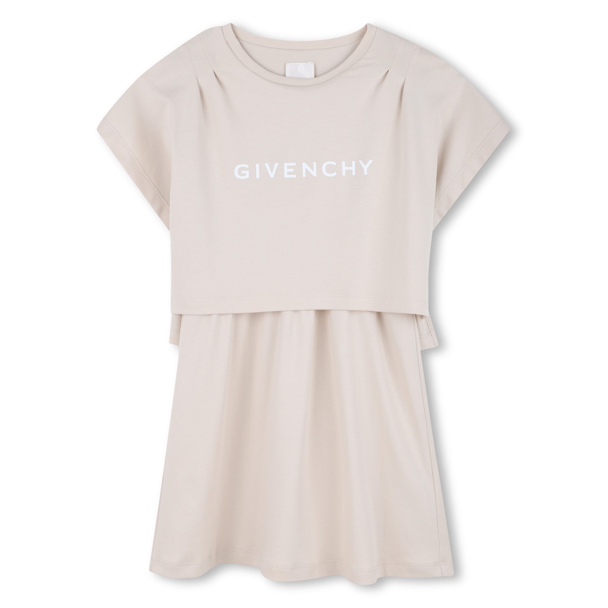 Layered Cotton Dress for Girls