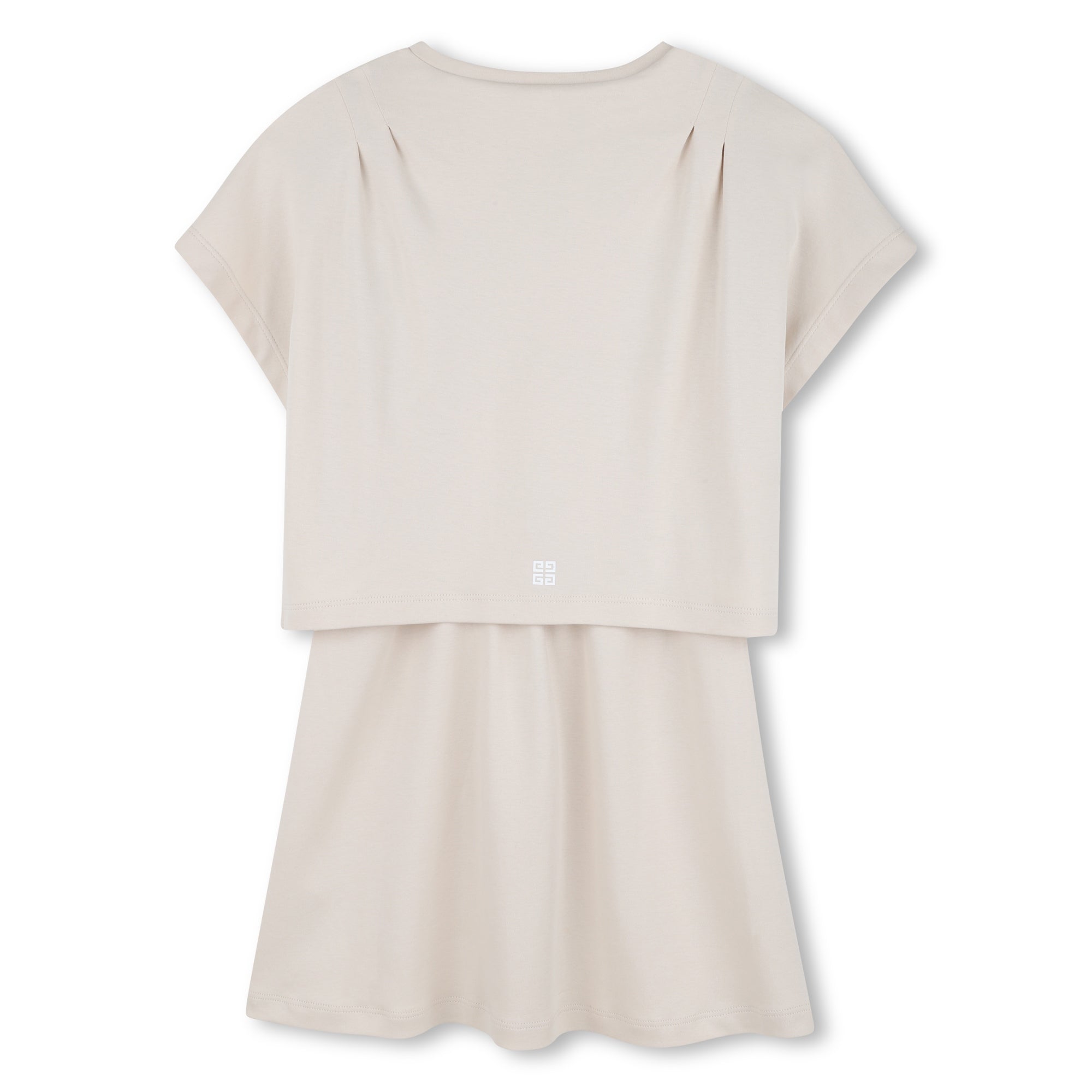 Layered Cotton Dress for Girls
