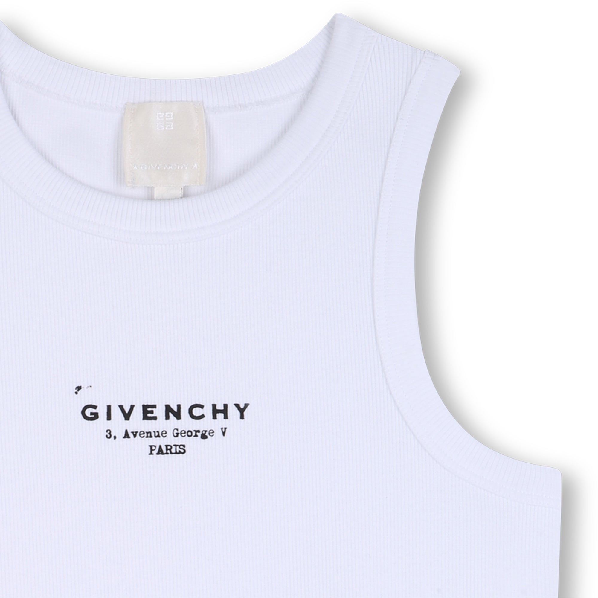 Ribbed Cotton Tank Top Givenchy