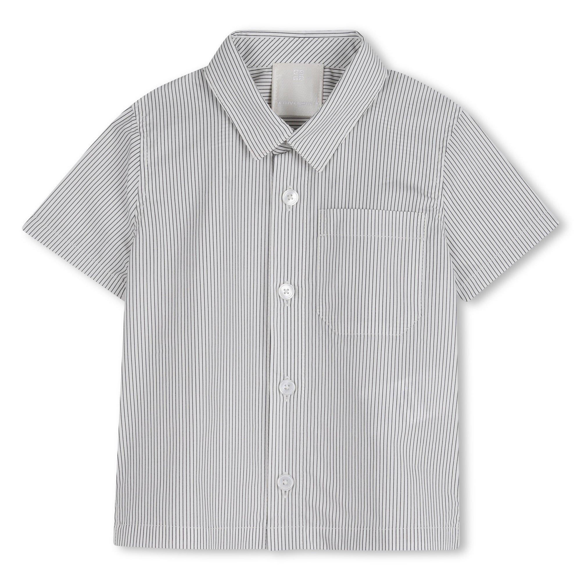 Striped Poplin Shirt and Shorts Set with Elasticated Waist Givenchy