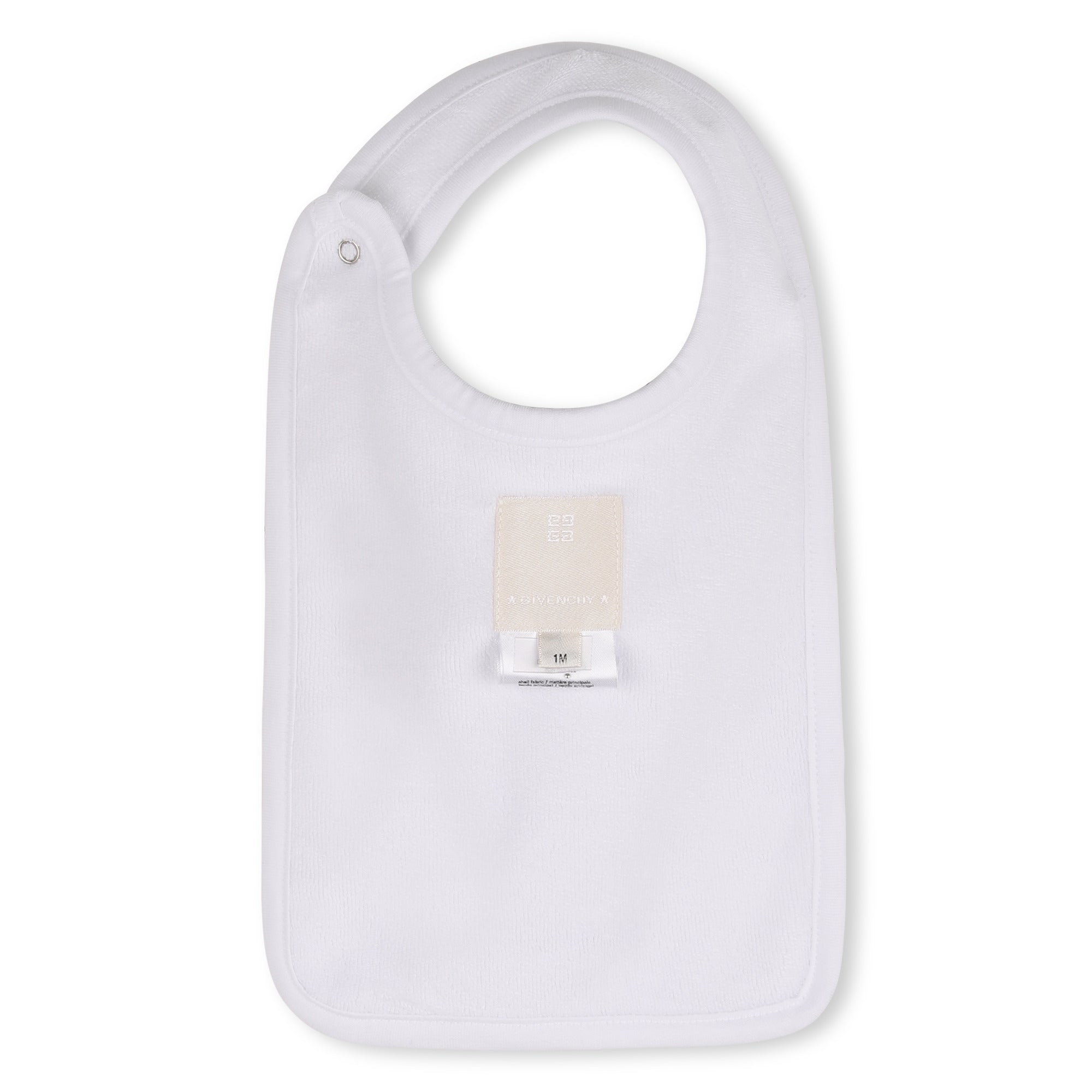 Cotton Interlock Pyjama Set with Toile de Jouy Print, Hat and Bib Givenchy