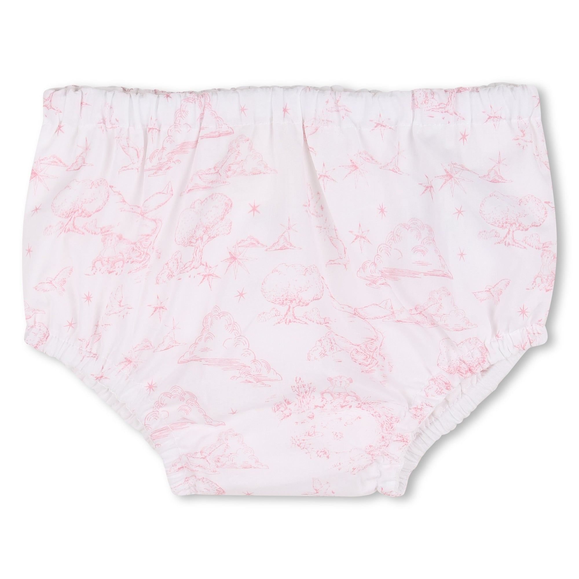 Cotton Poplin Dress and Bloomer Set with Toile de Jouy Print Givenchy