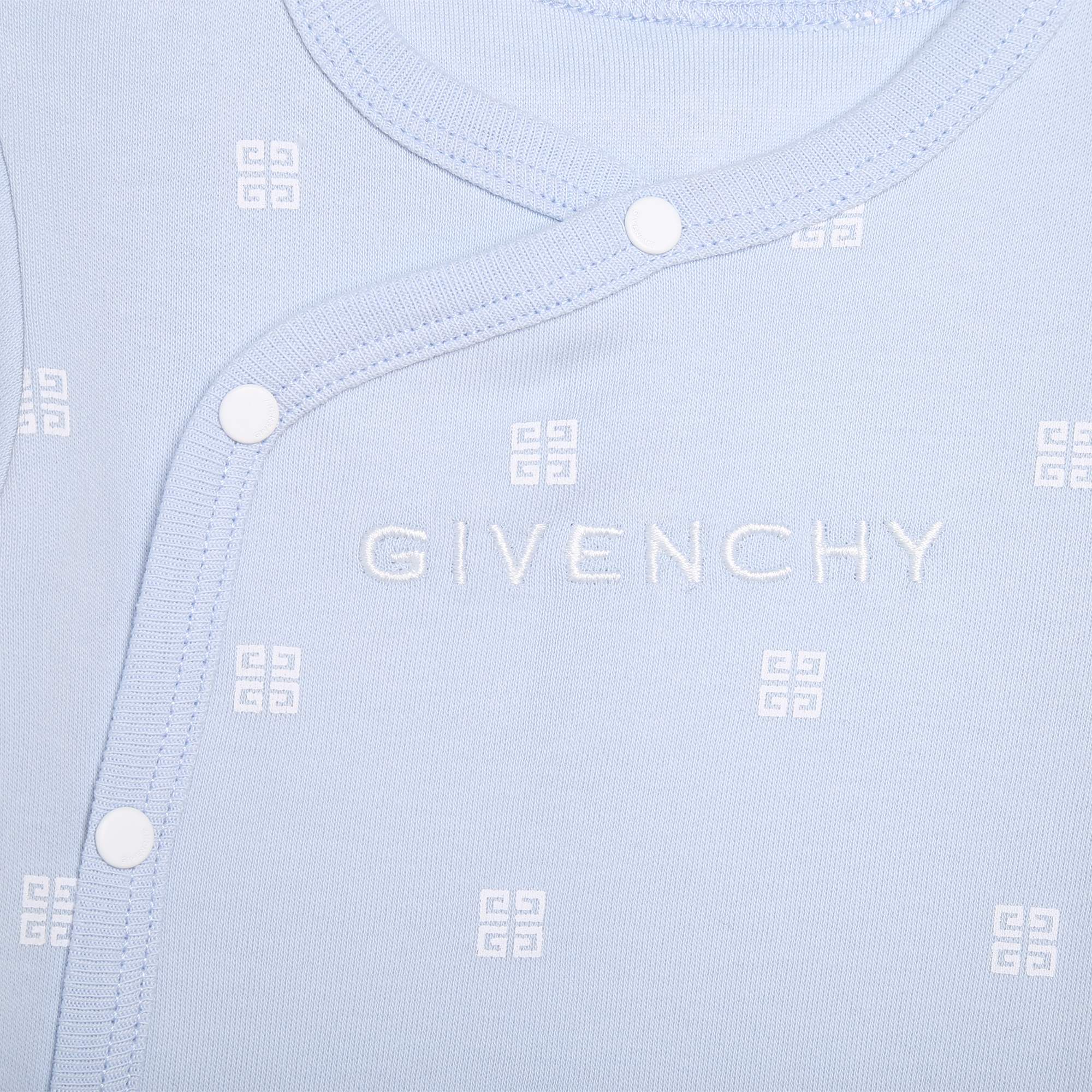 Cotton 4G Print Pyjamas Available In Pink And Blue Givenchy