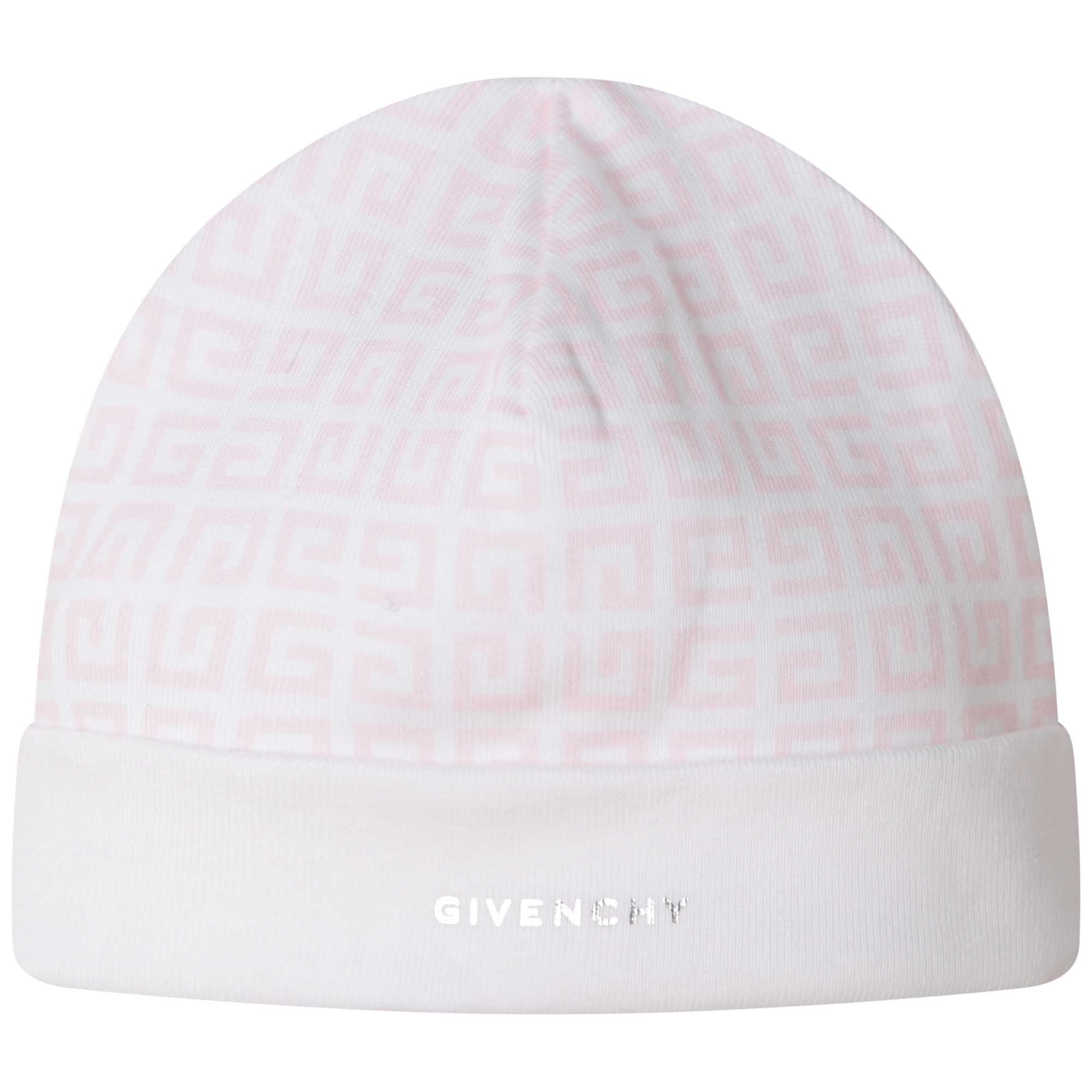 Ribbed Hat Set Available In Pink And Blue Set Options Givenchy