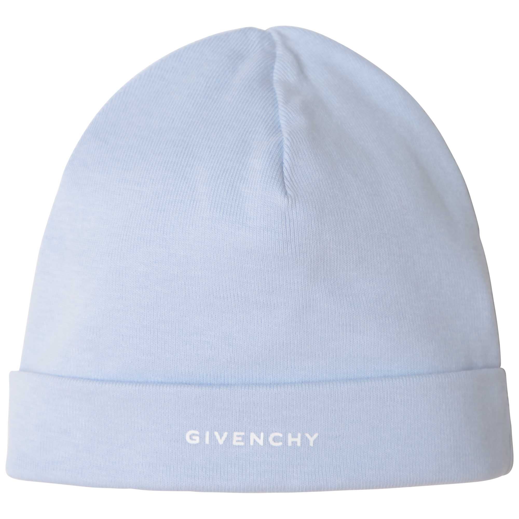 Ribbed Hat Set Available In Pink And Blue Set Options Givenchy
