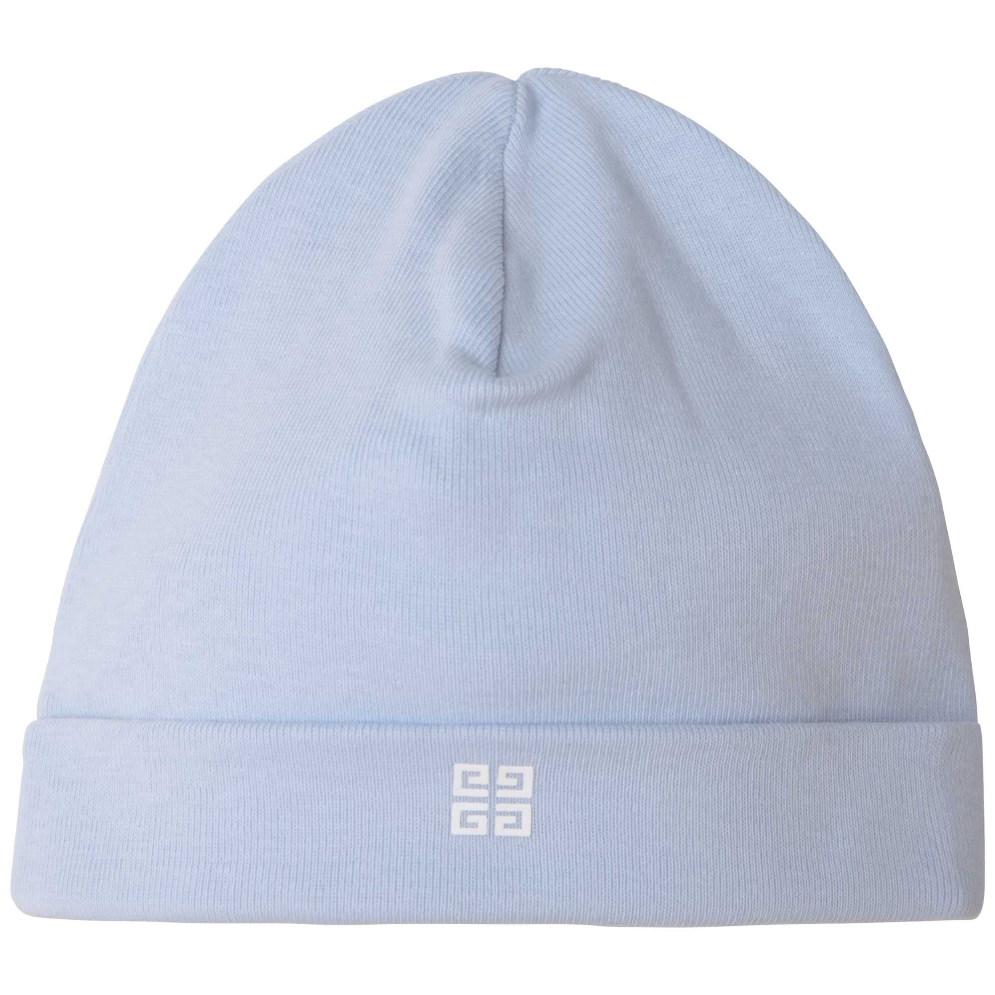 Ribbed Hat Set Available In Pink And Blue Set Options Givenchy