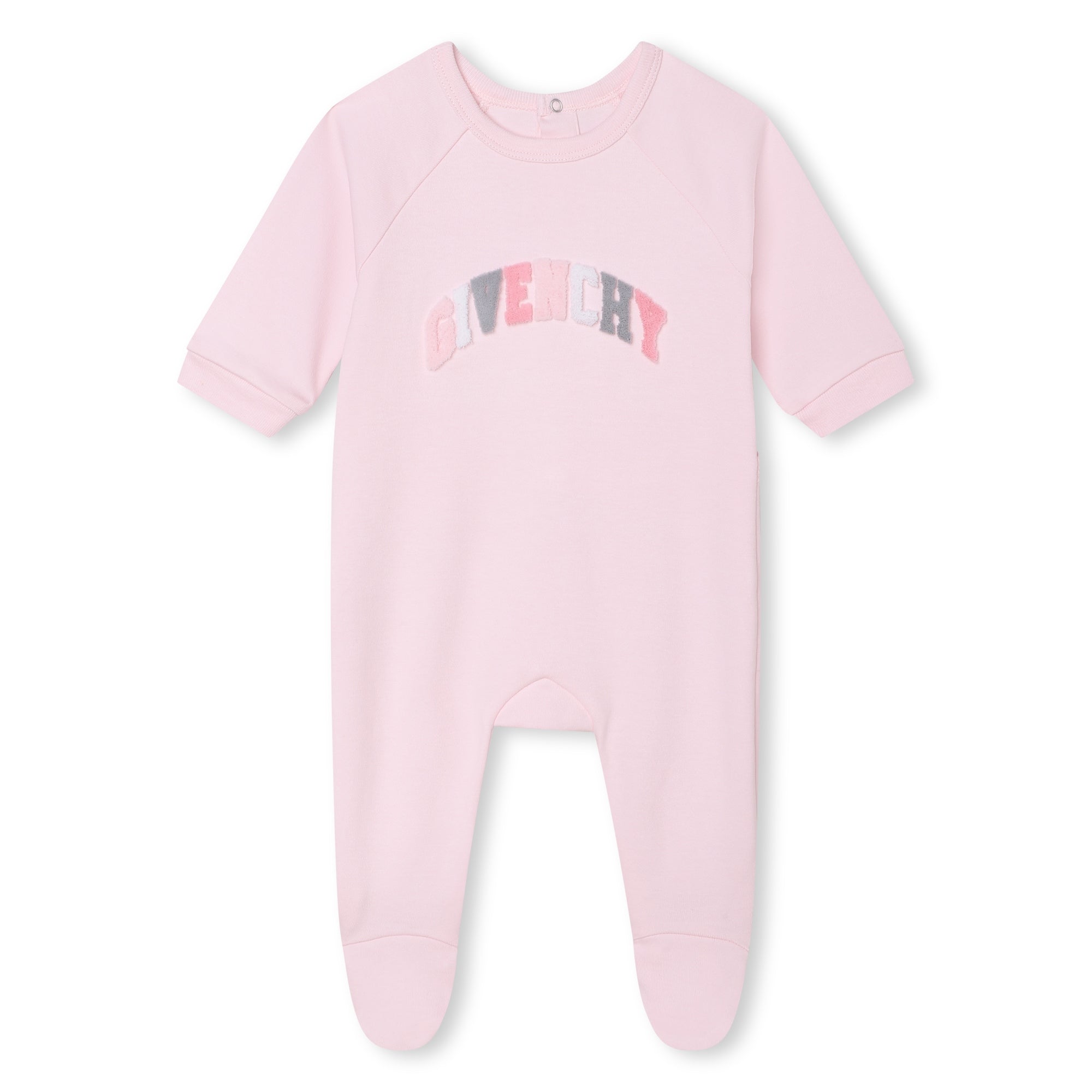 Baby Jumpsuit With Matching Hat And Bib Givenchy