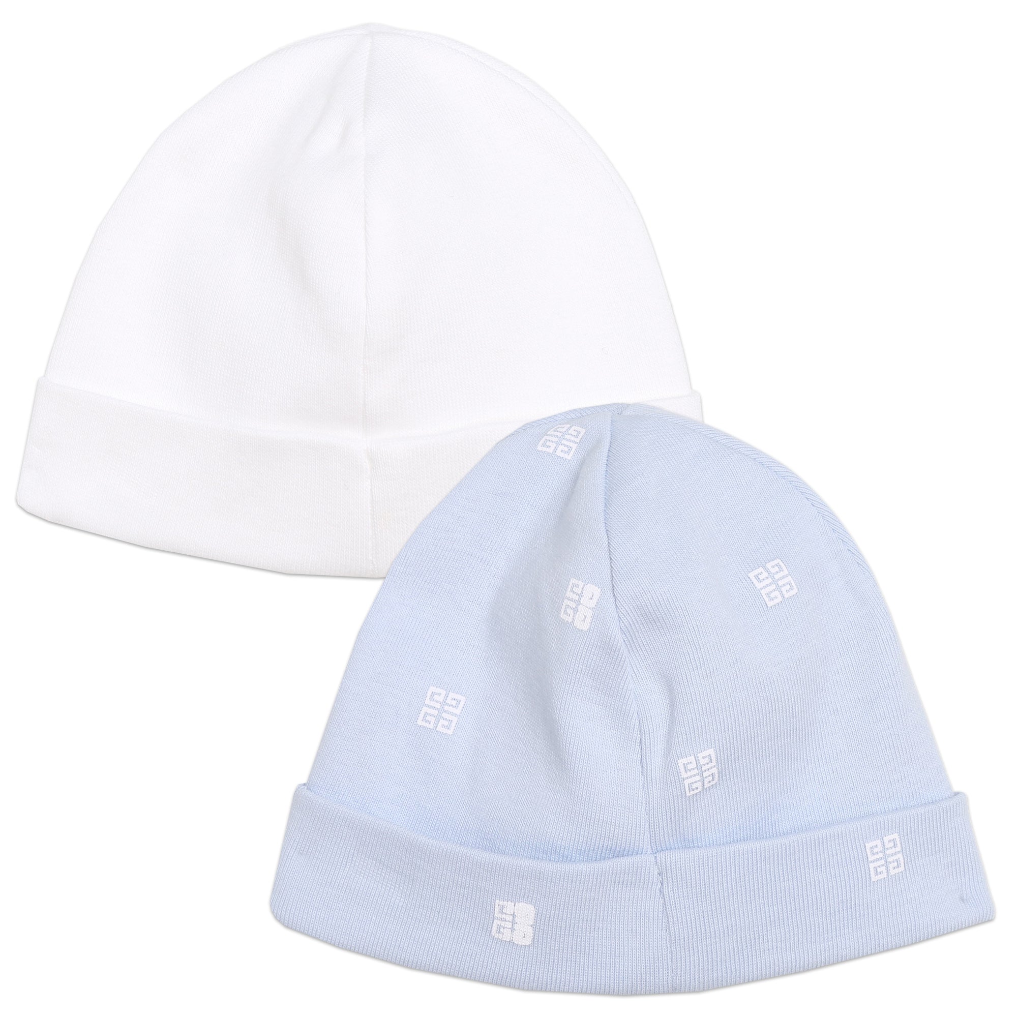 Set of 2 Ribbed Hats in Pink And Blue Sets Givenchy