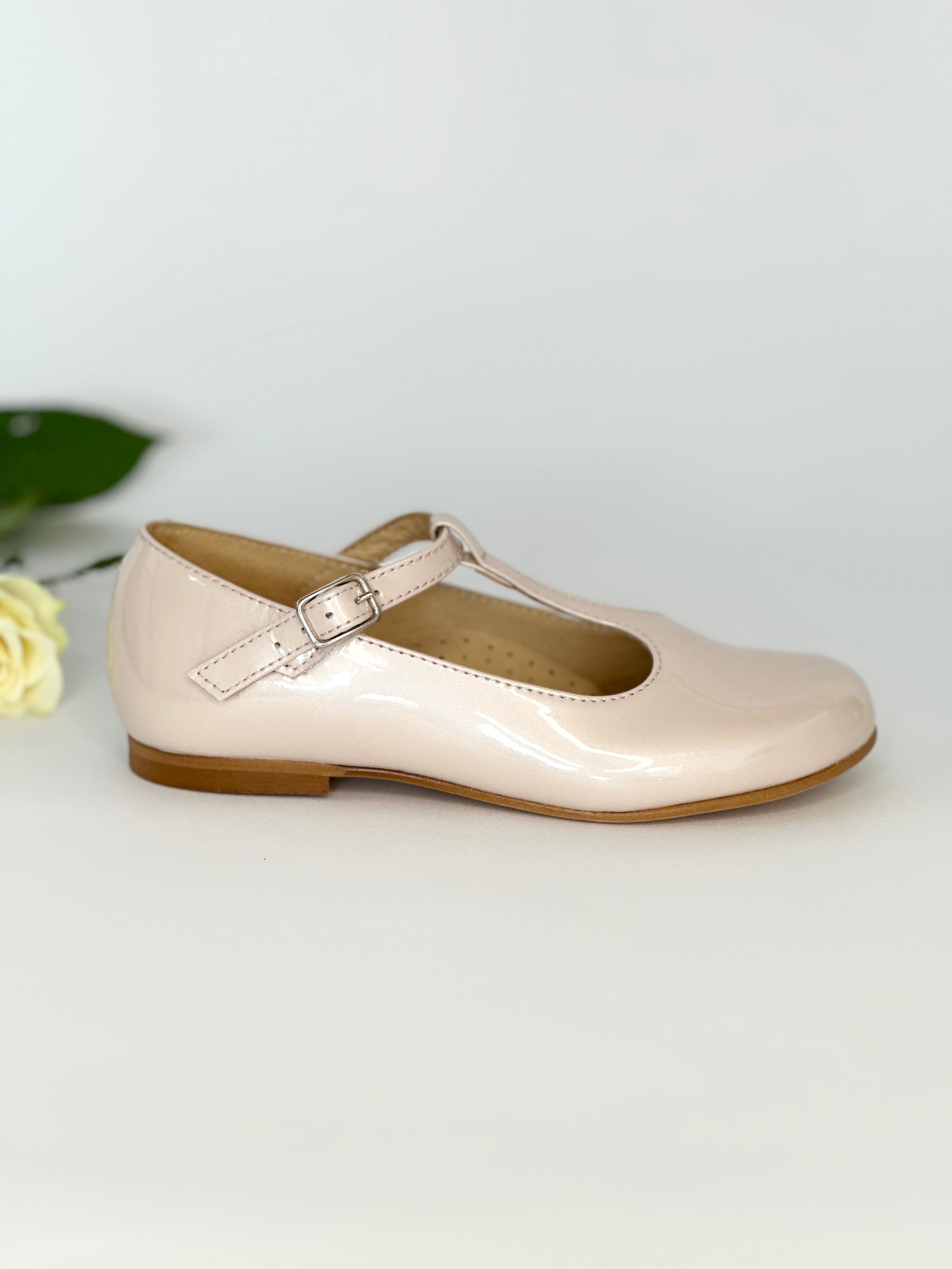 Pearl Pink T-Bar Mary Janes