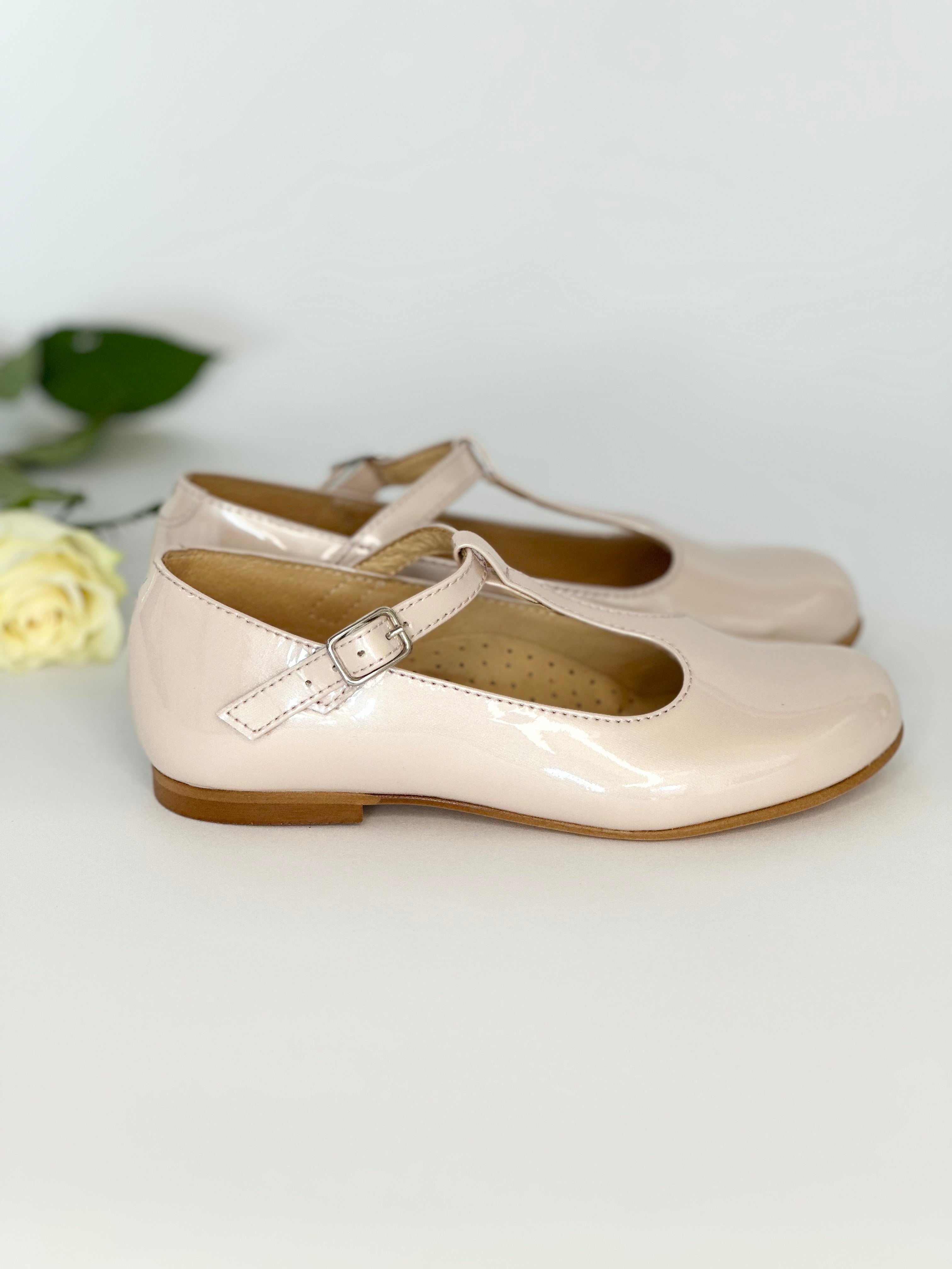 Pearl Pink T-Bar Mary Janes