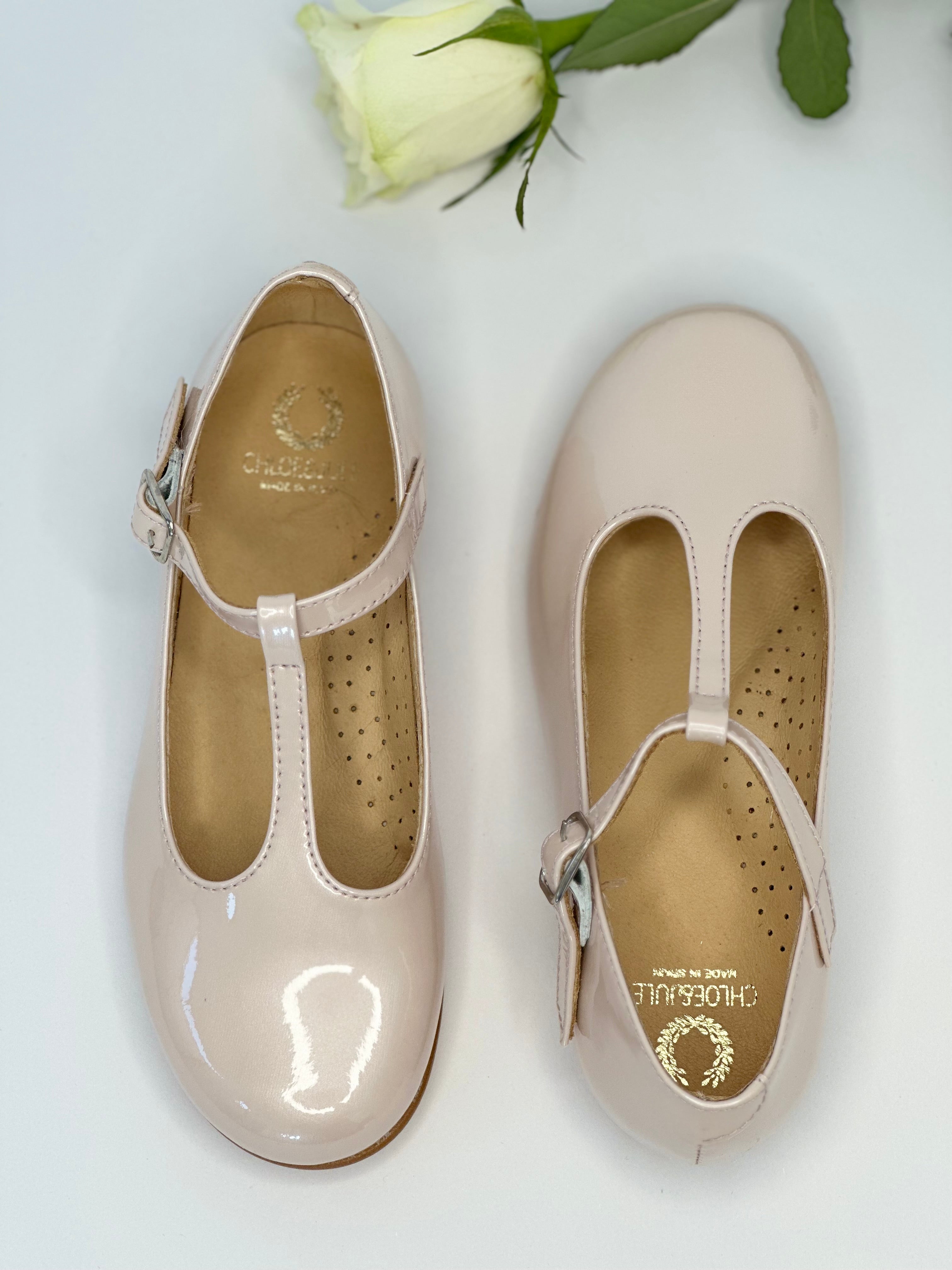 Pearl Pink T-Bar Mary Janes