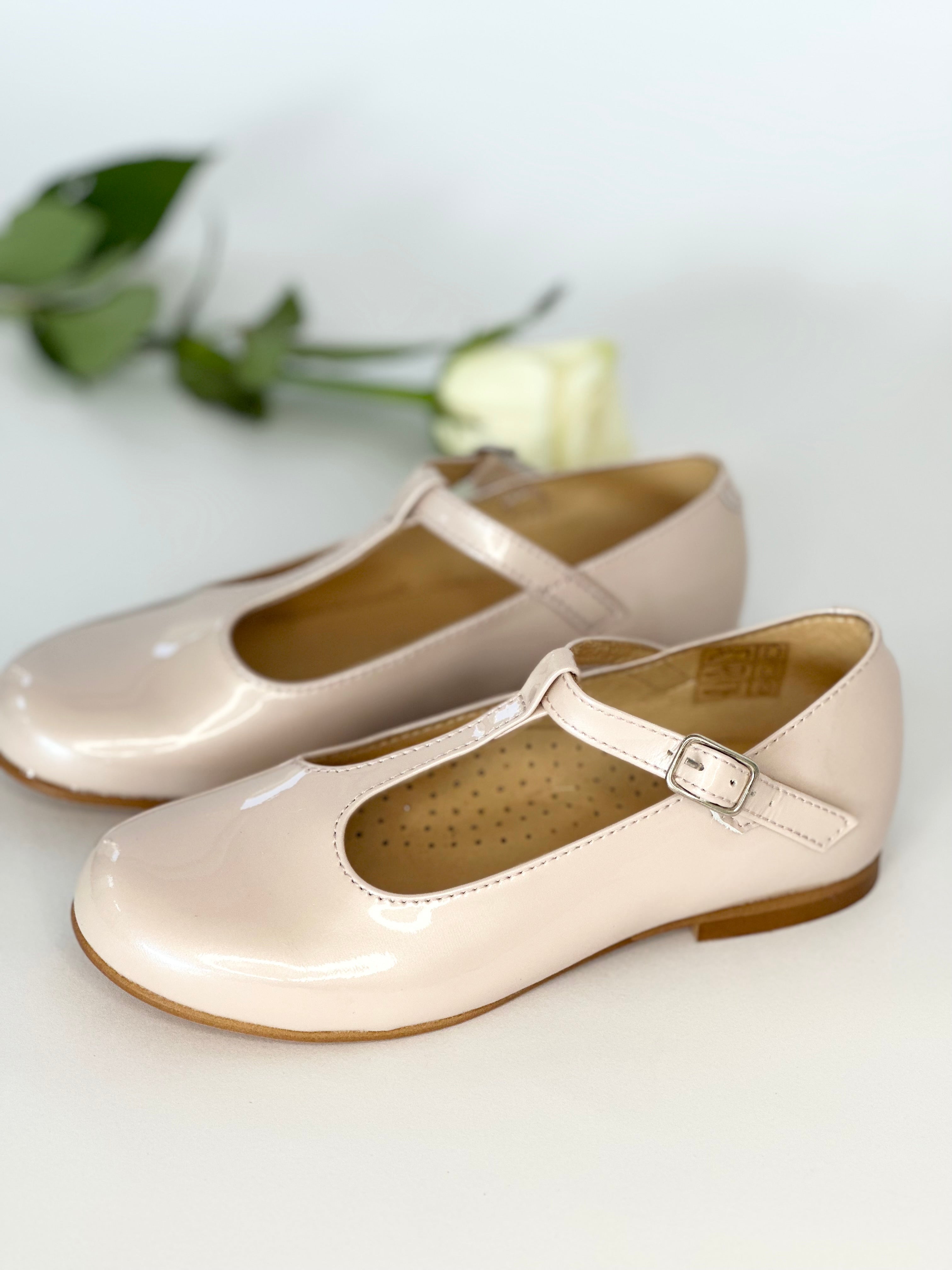 Pearl Pink T-Bar Mary Janes