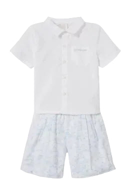 Cotton Logo-Pocket Two Piece Shorts Set Givenchy