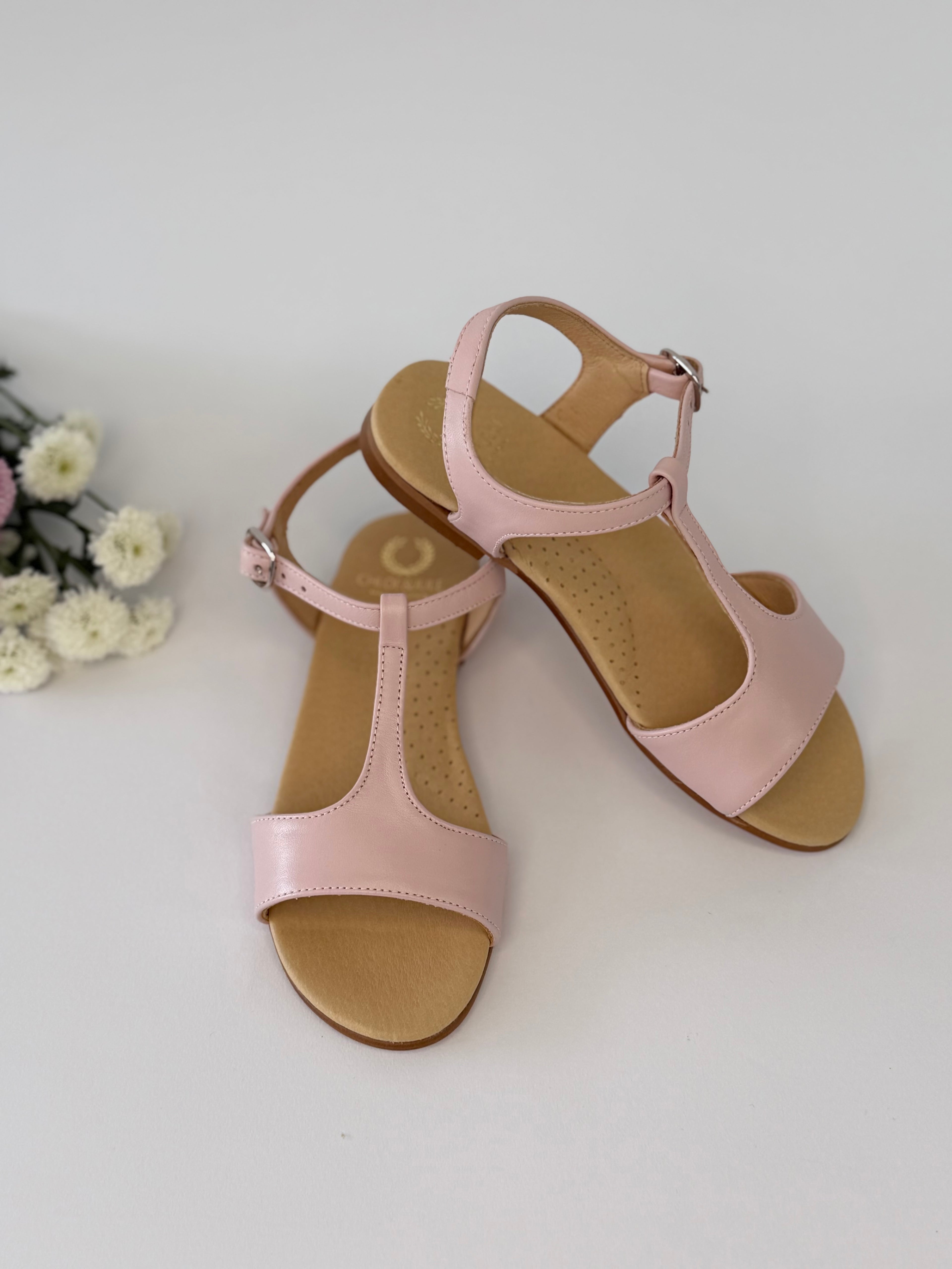 T-Bar Sandal Pink