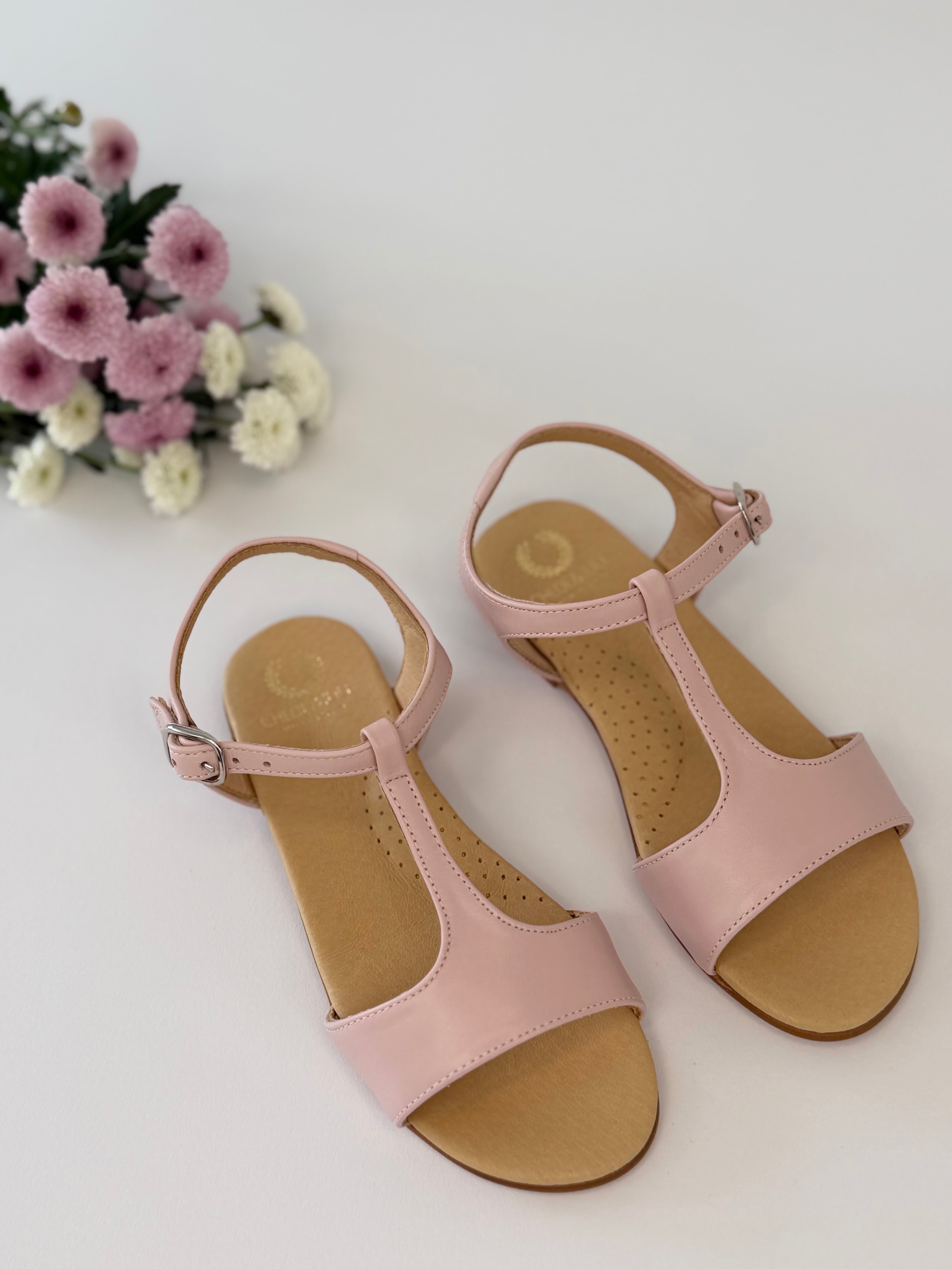 T-Bar Sandal Pink