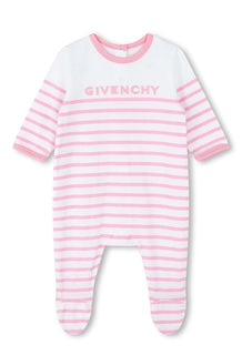 Striped PJs, Bib, and Hat Set Givenchy