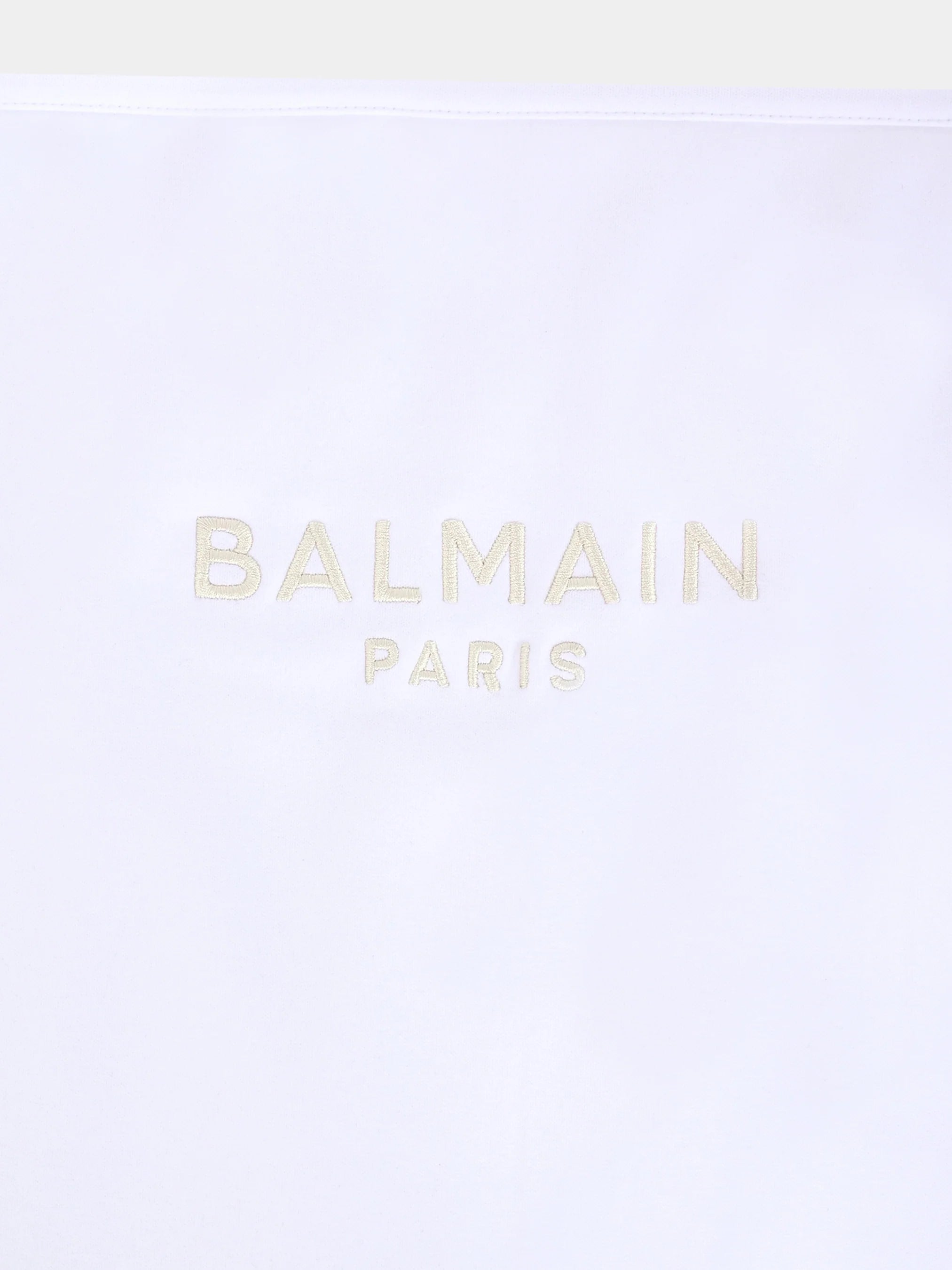 Balmain Paris logo on a light background
