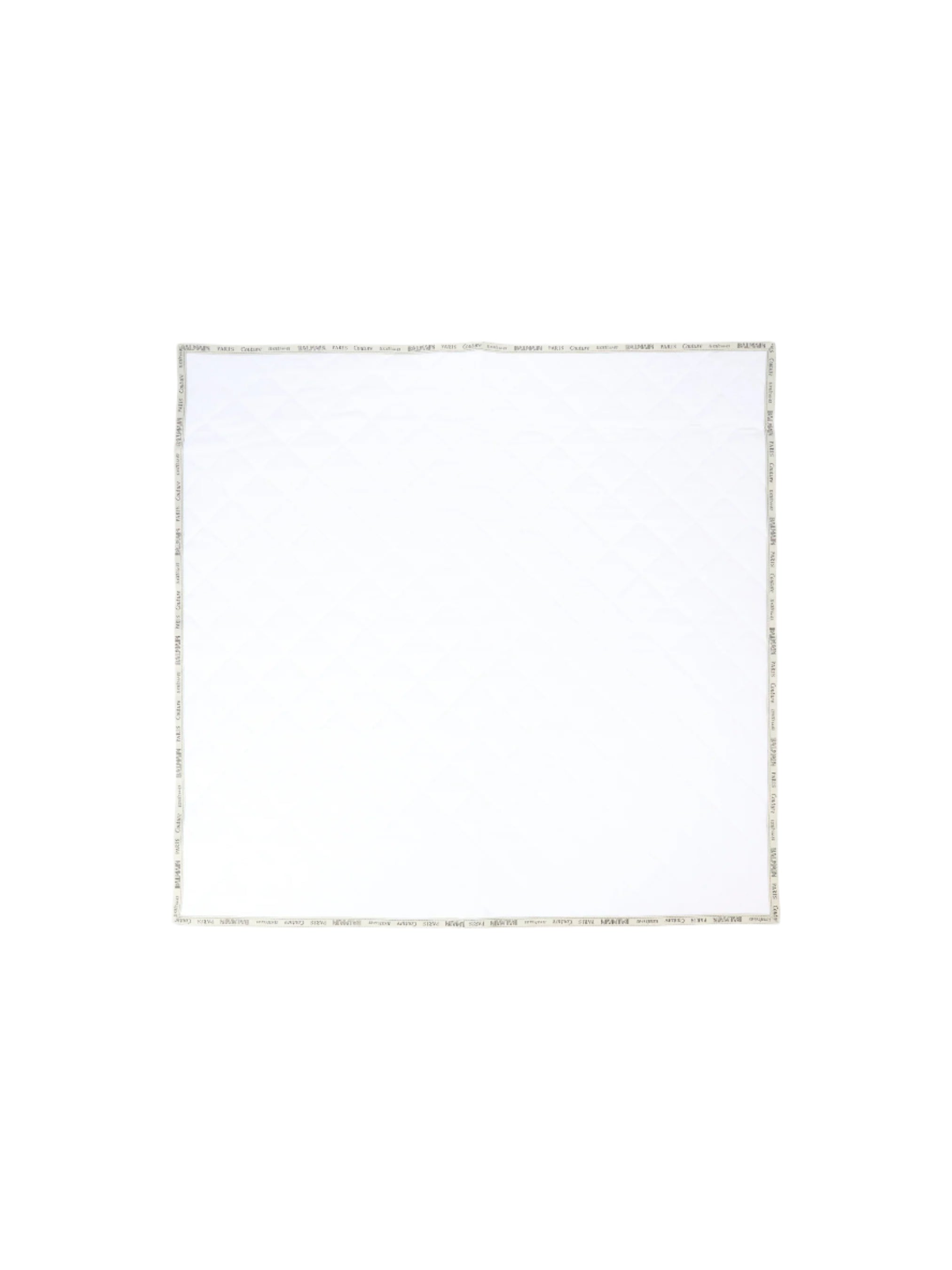 White square with a gold border on a white background
