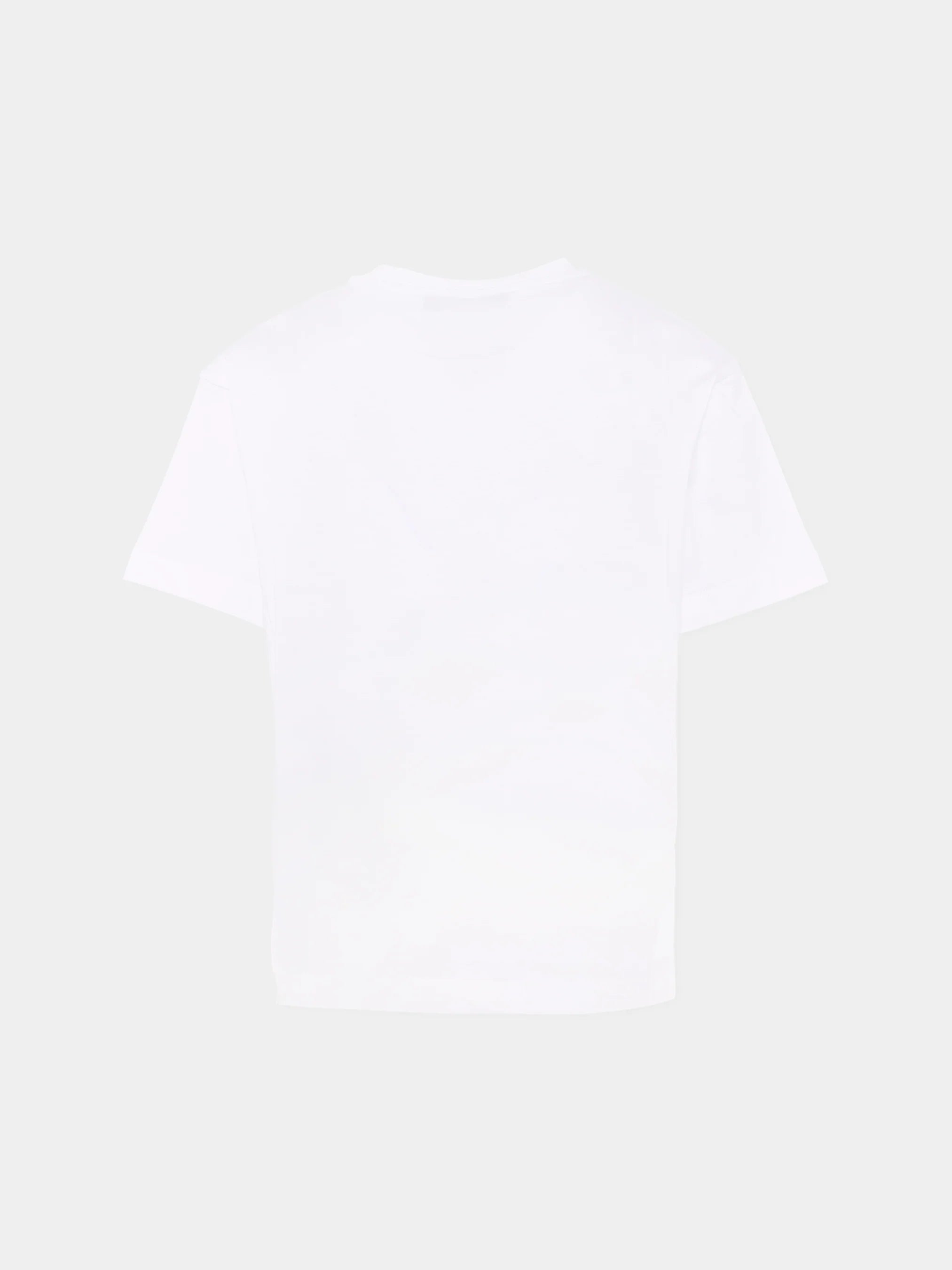 Kids’ Cotton Crew-Neck Tee with Balmain Paris Logo Print