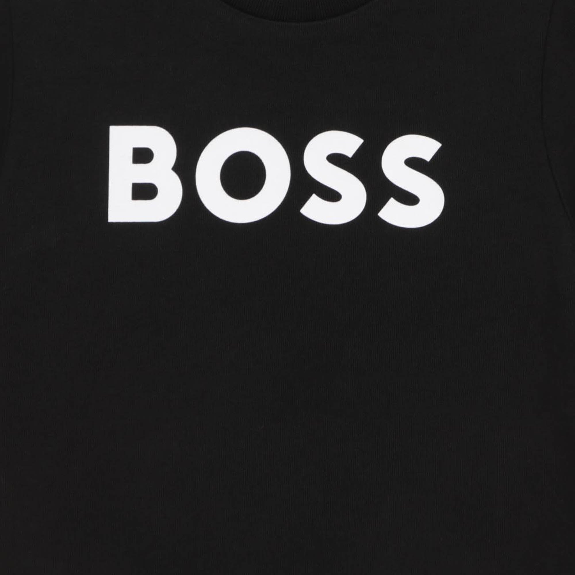 Cotton Jersey Short Sleeve T-Shirt with Shoulder Snap and Logo