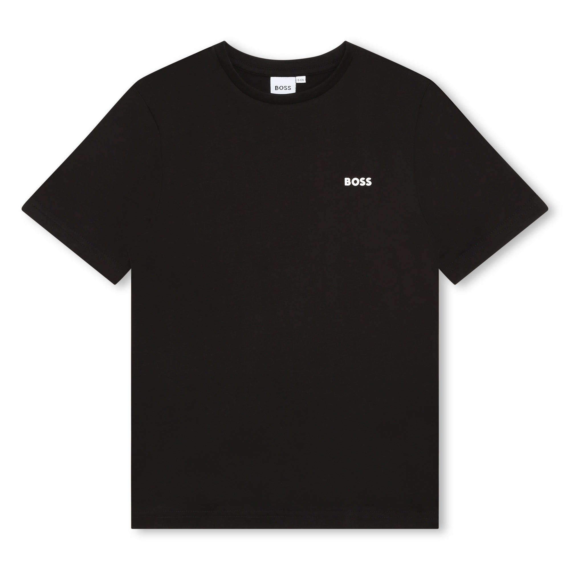 Cotton Jersey Short Sleeve Tee-Shirt with Printed Logo