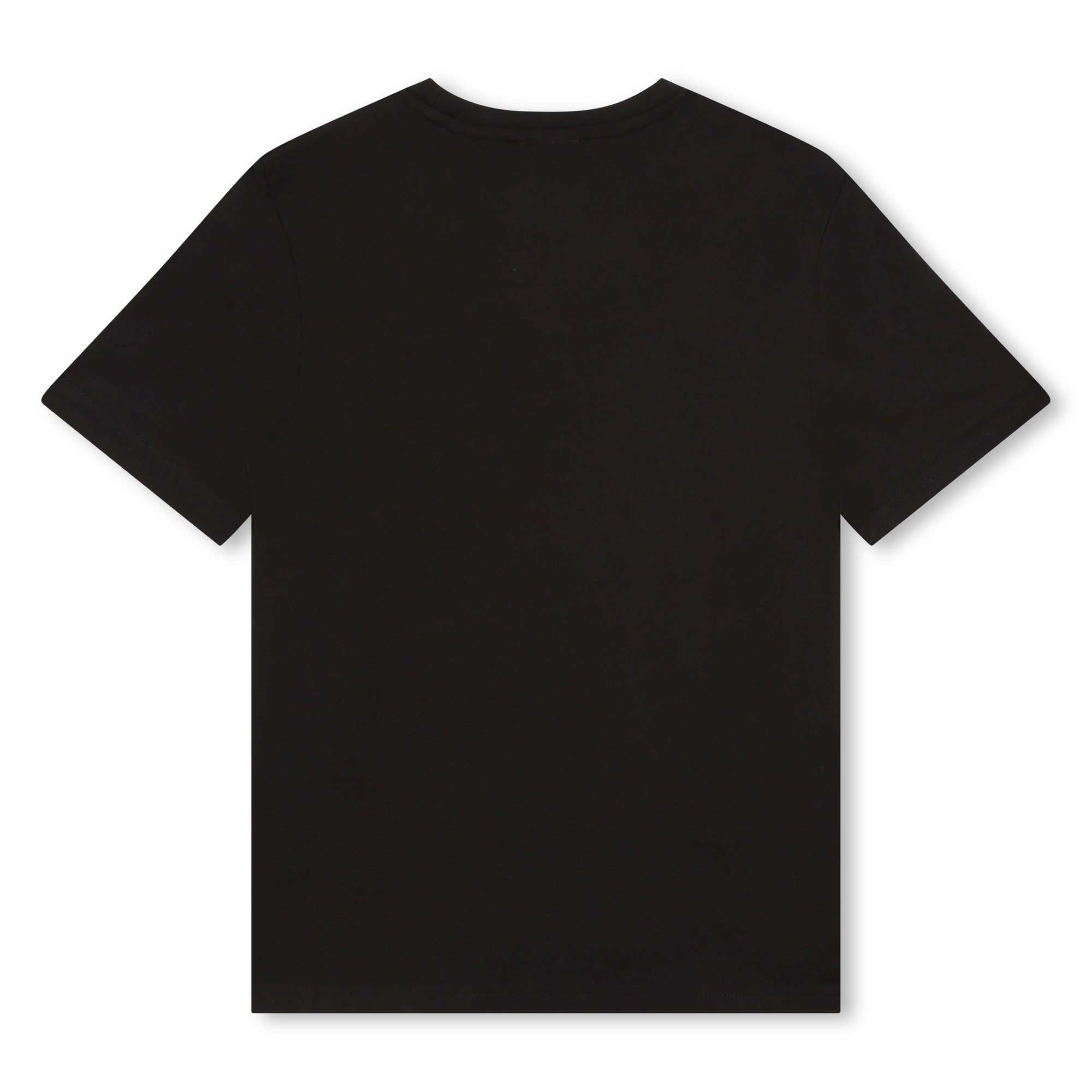 Cotton Jersey Short Sleeve Tee-Shirt with Printed Logo