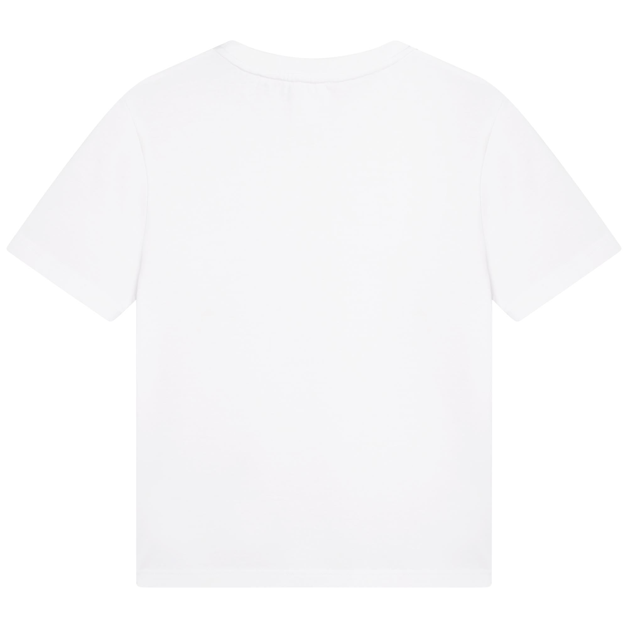 Cotton Jersey Short Sleeve Tee-Shirt with Printed Logo