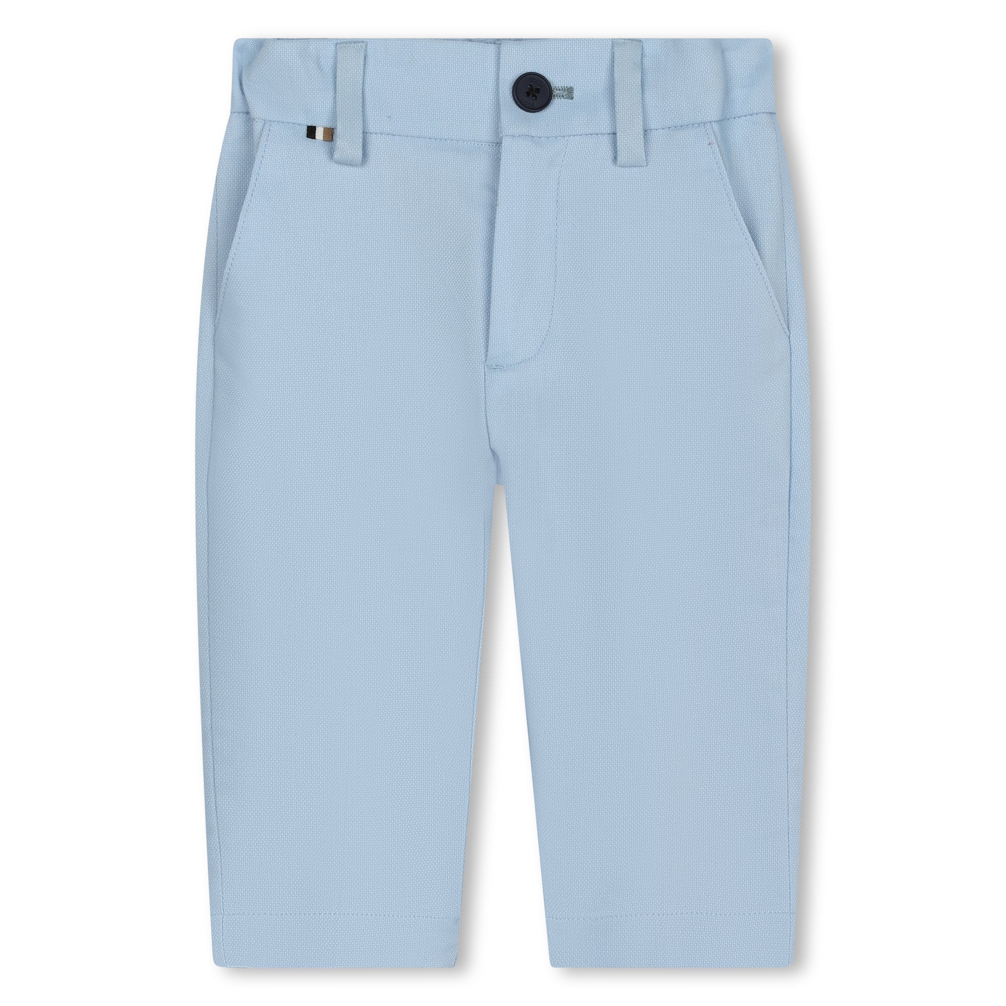 Ceremony Suit Trousers with Button Front Closure