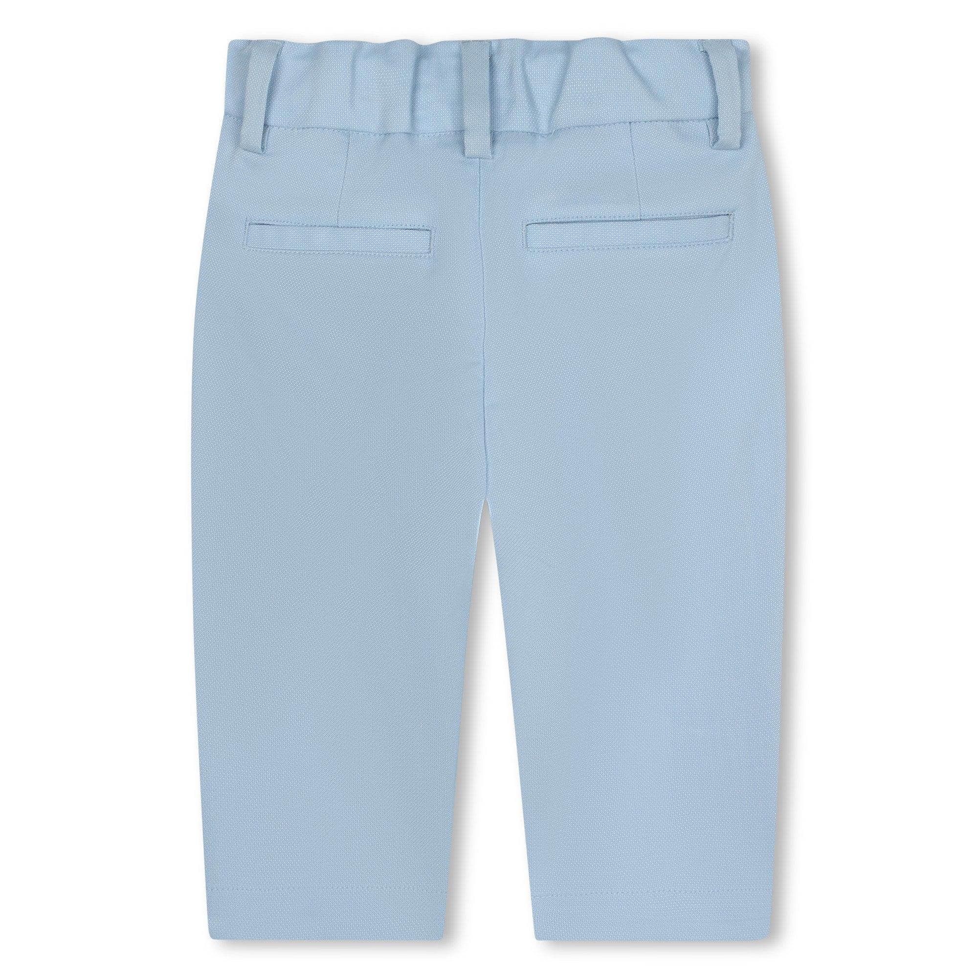 Ceremony Suit Trousers with Button Front Closure