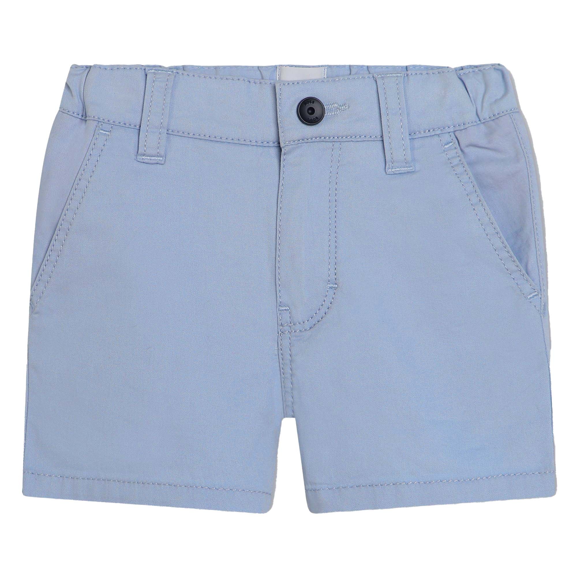 Cotton-Elastane Twill Bermuda Shorts