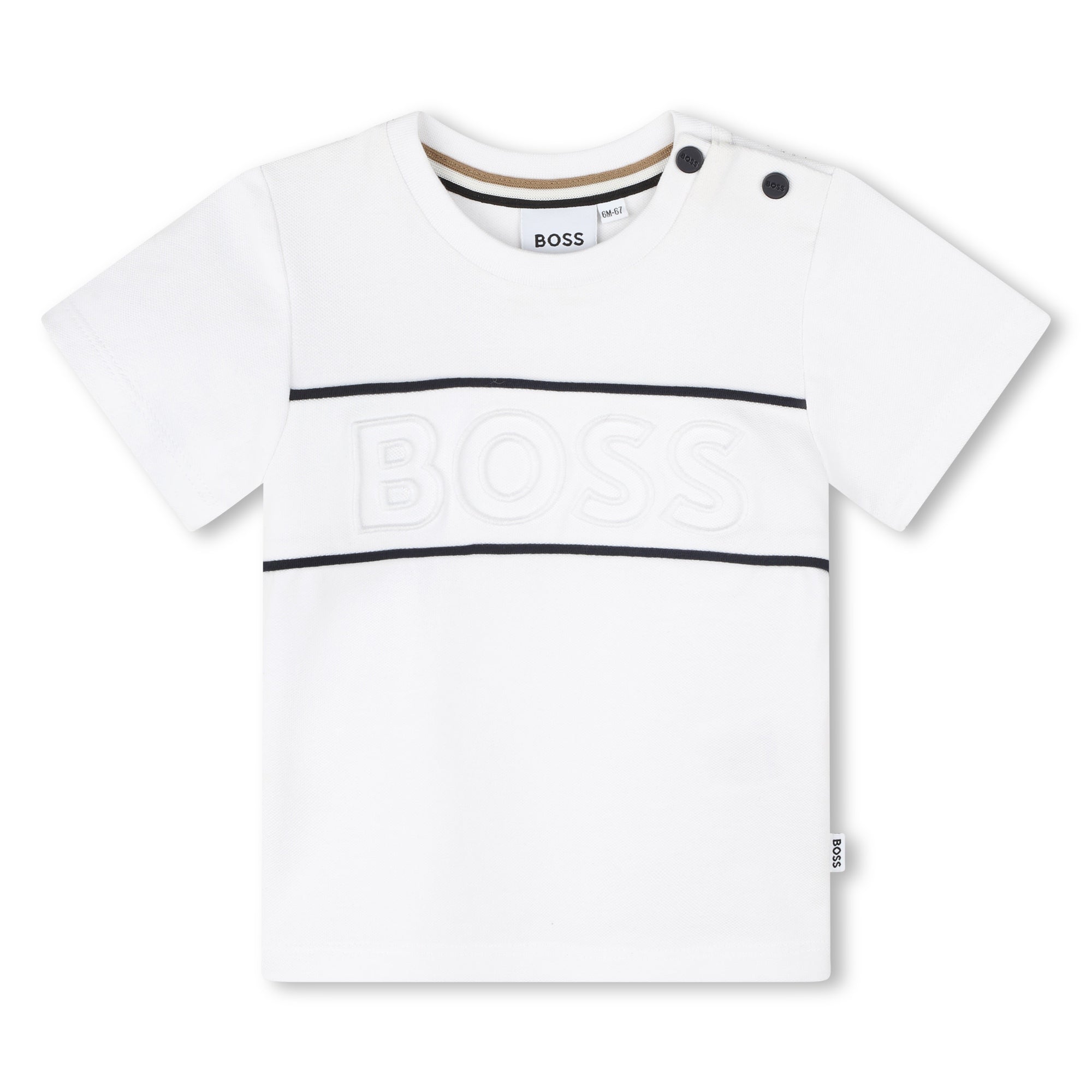 Cotton-Elastane Piqué Tee-Shirt