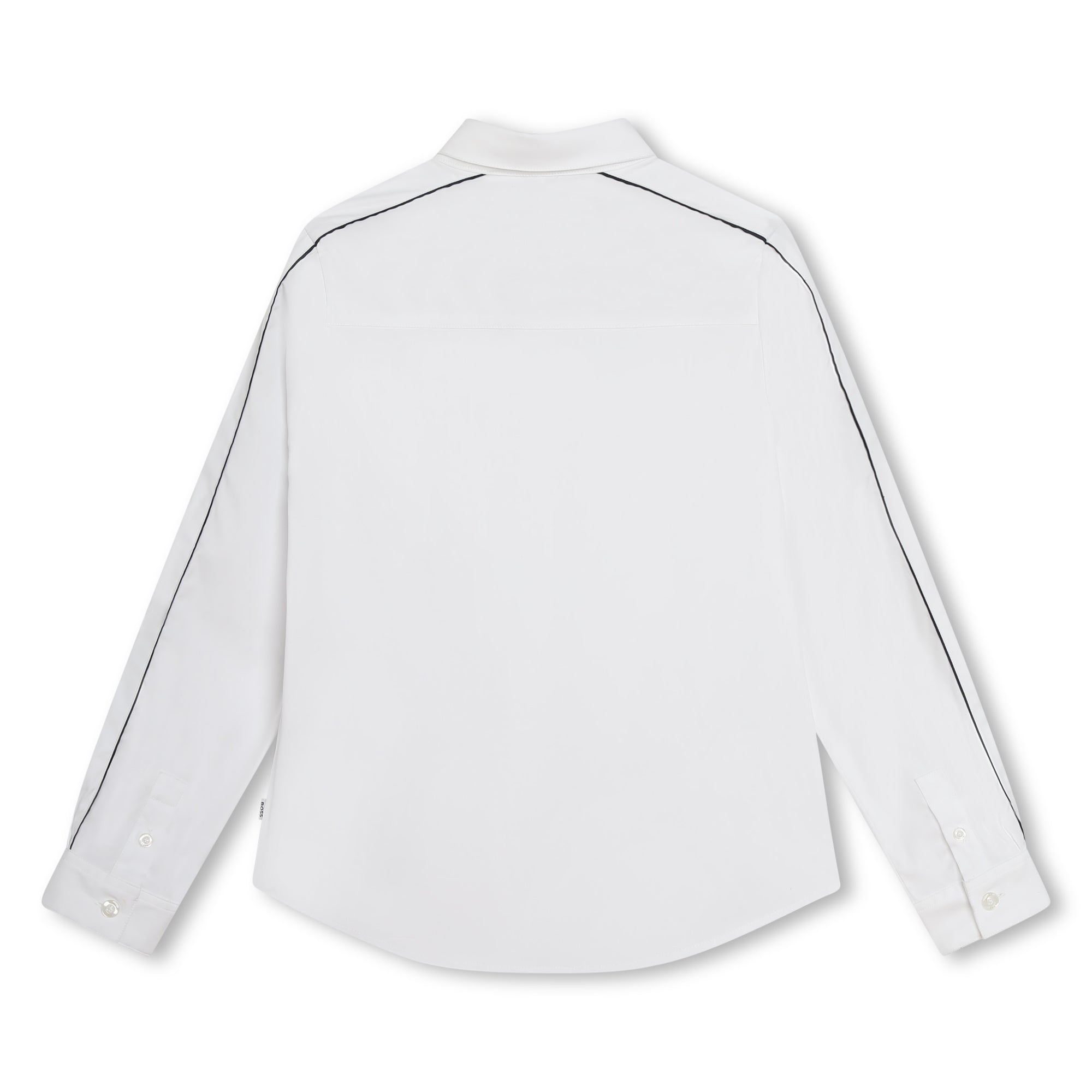 Slim Fit Contrast Piping Shirt
