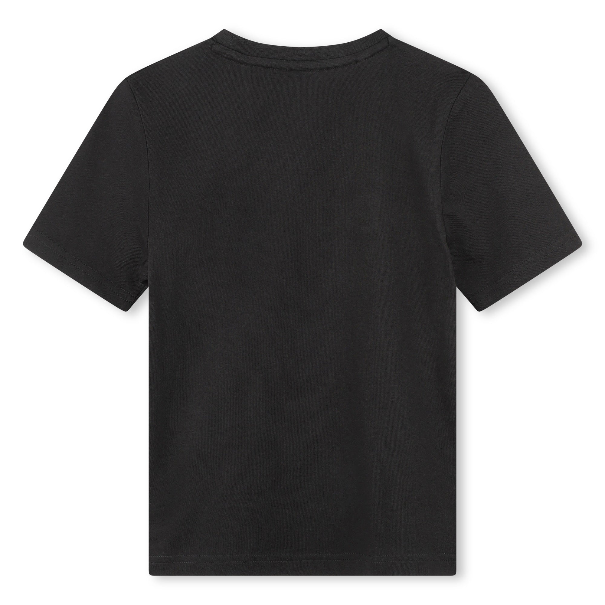Cotton Embossed Logo Tee-Shirt