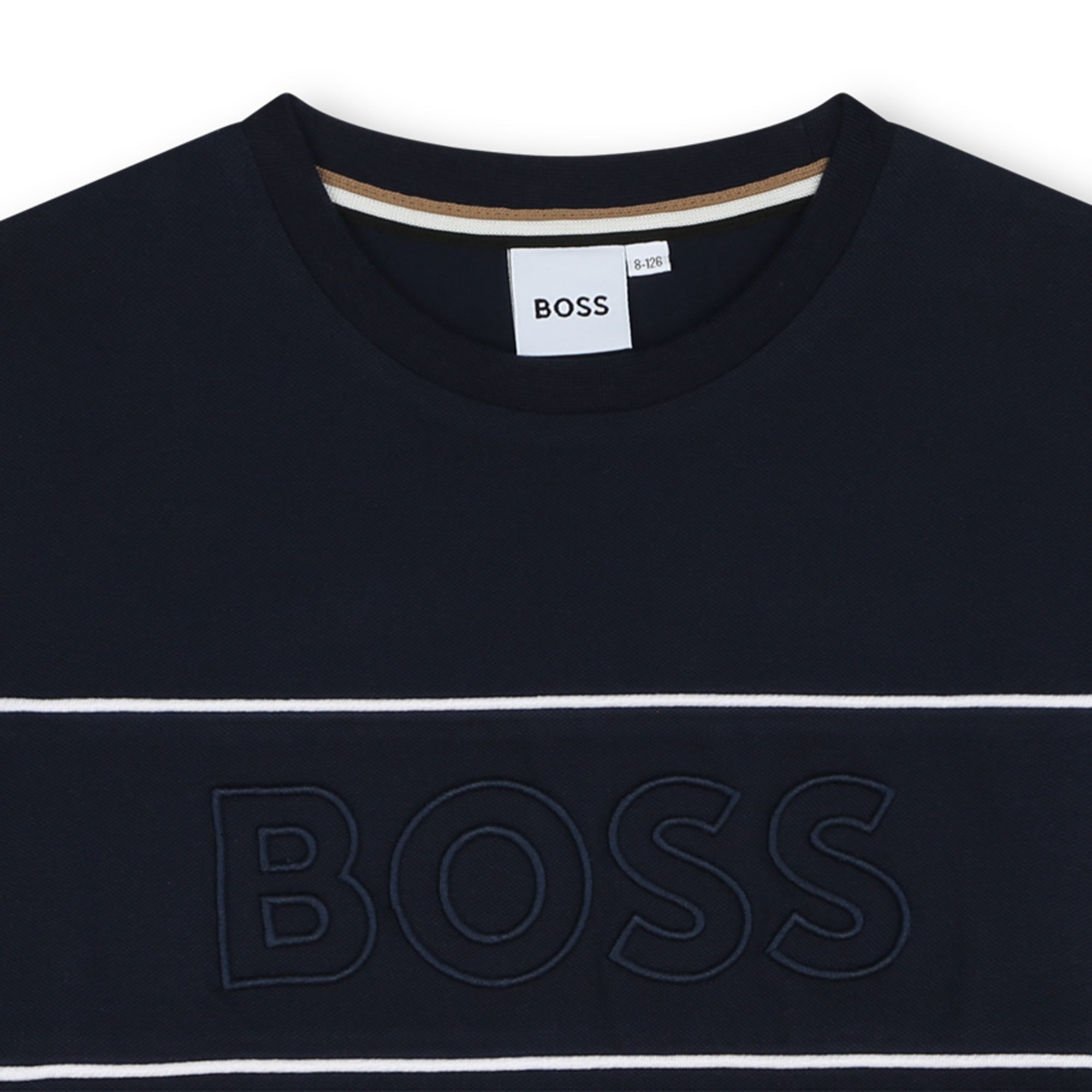 Short Sleeve Piqué Tee with Contrast Piping